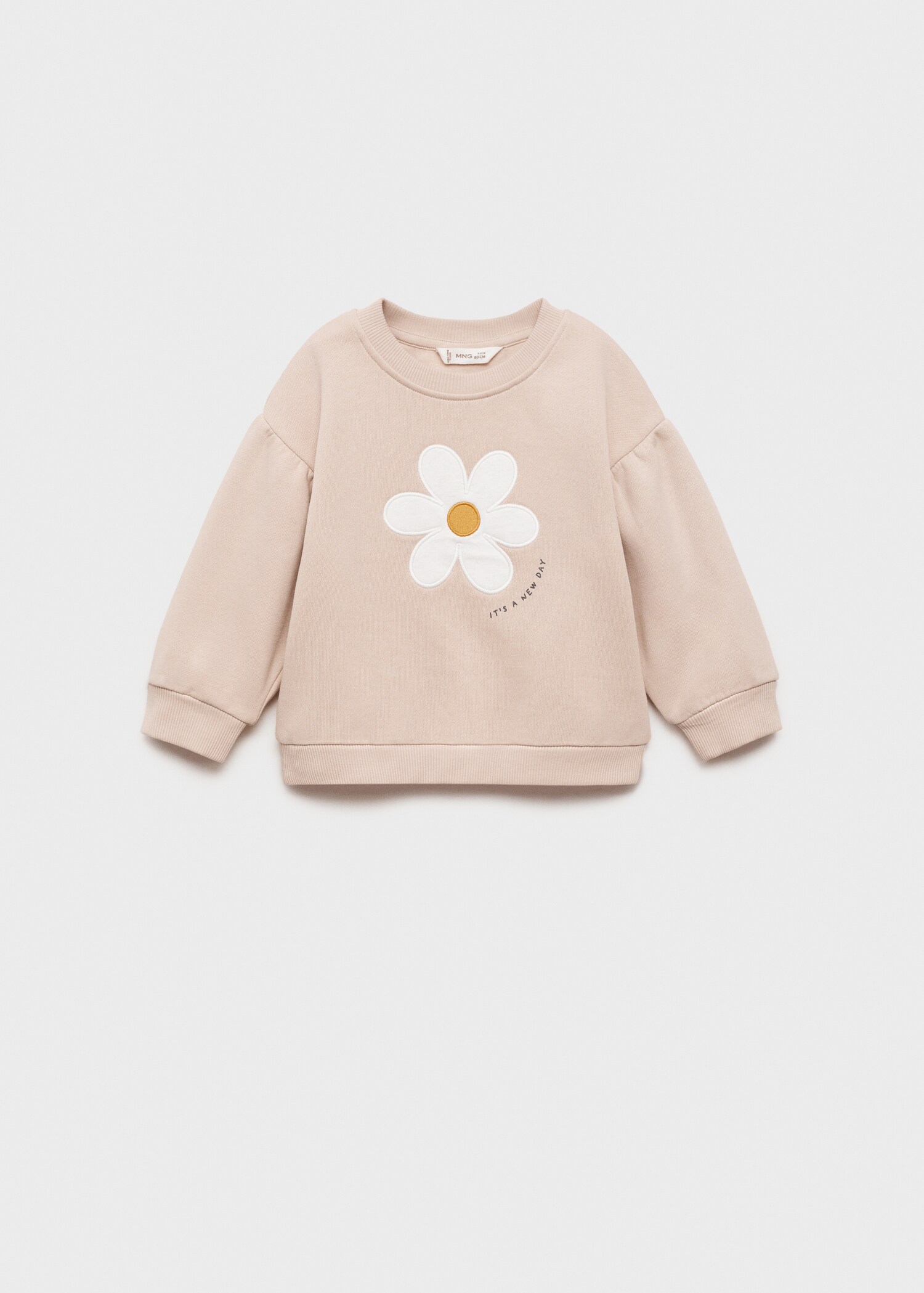 Bluza z wypukłym motywem kwiatowym - Artykuł bez modela/modelki