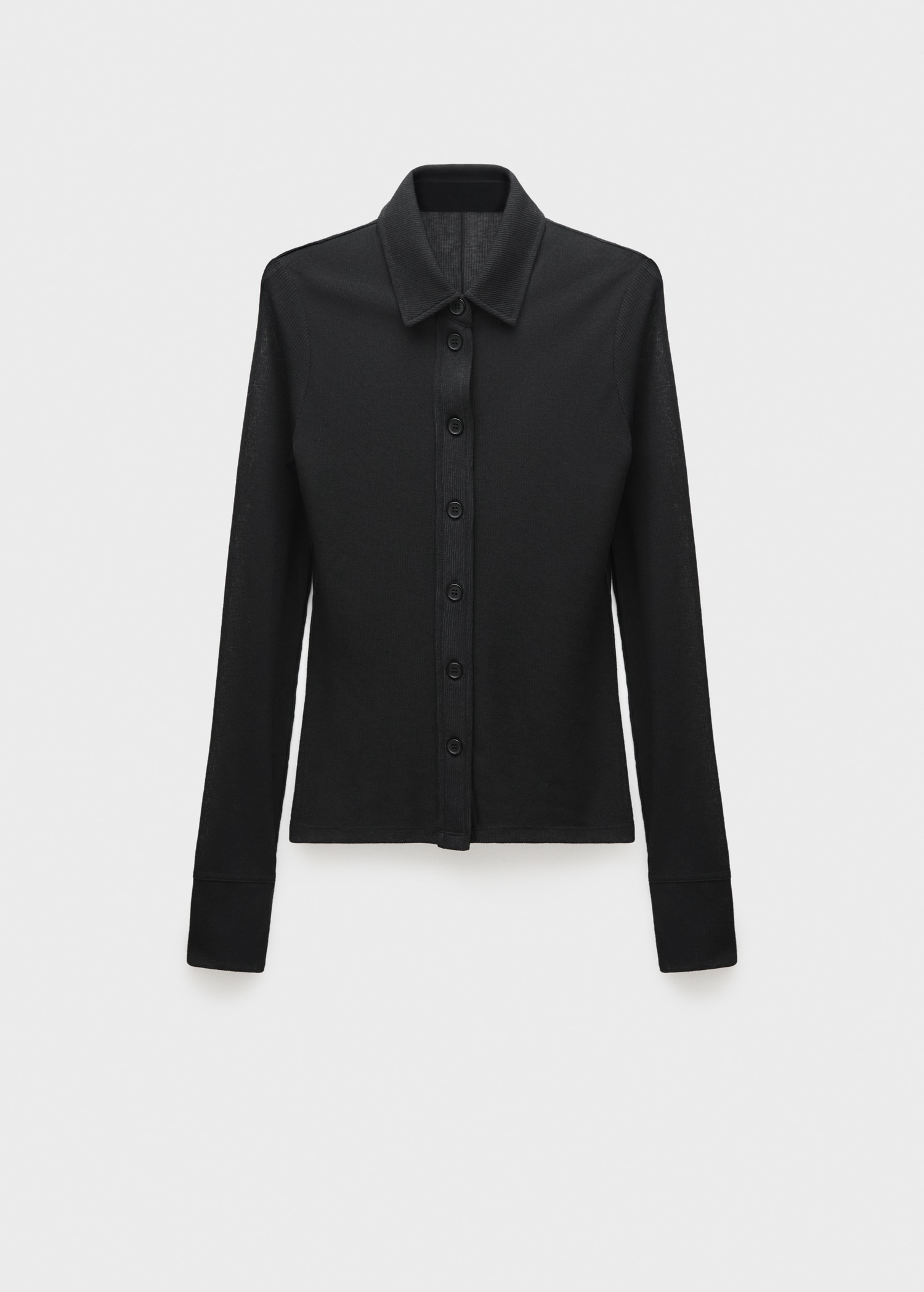 Long-sleeved fitted shirt - Article without model