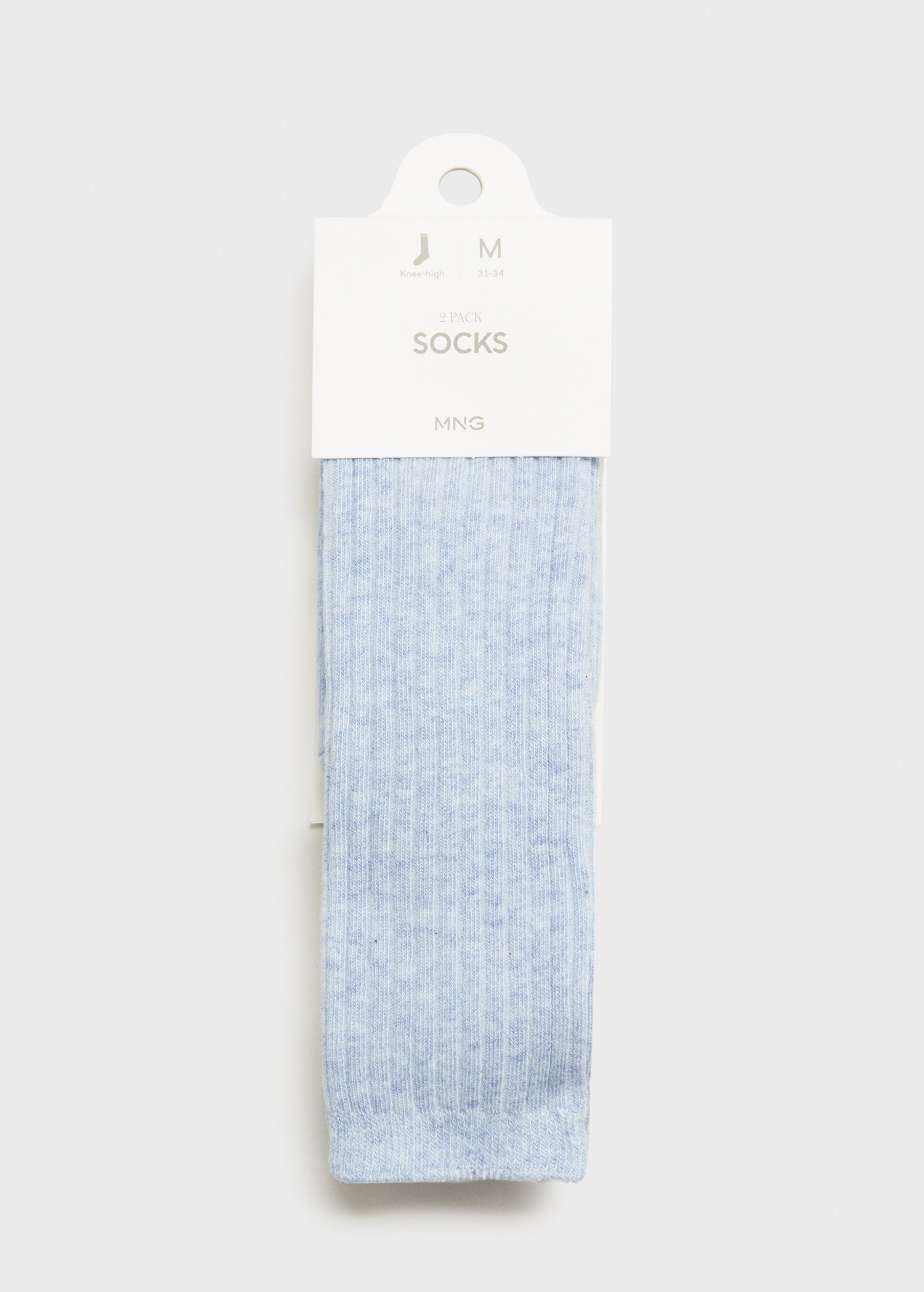 Balení 2 párů ponožek v žebrovaném vzoru - Zboží bez modelu