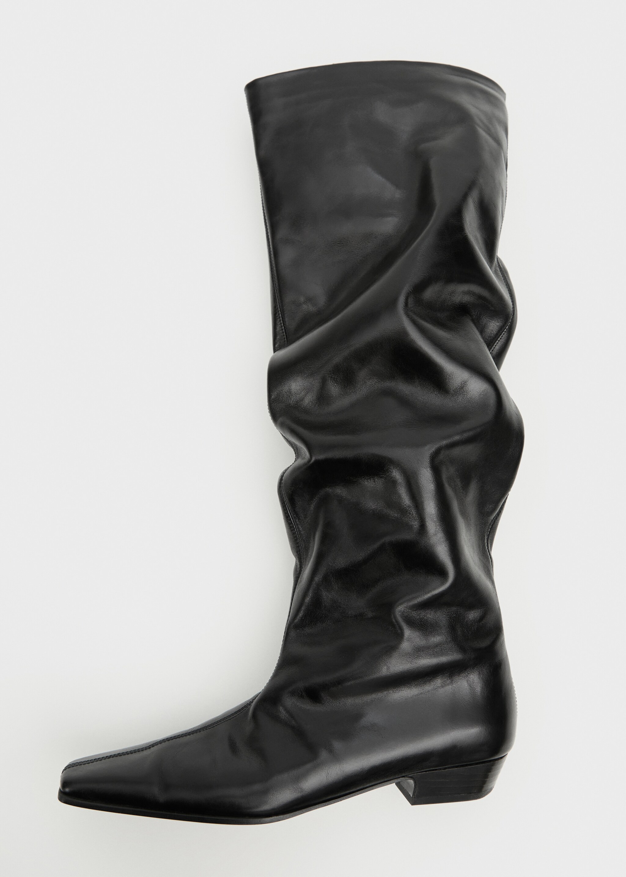 Bota alta piel - Detalle del artículo 3, Negro. Ref: 77096764-00.