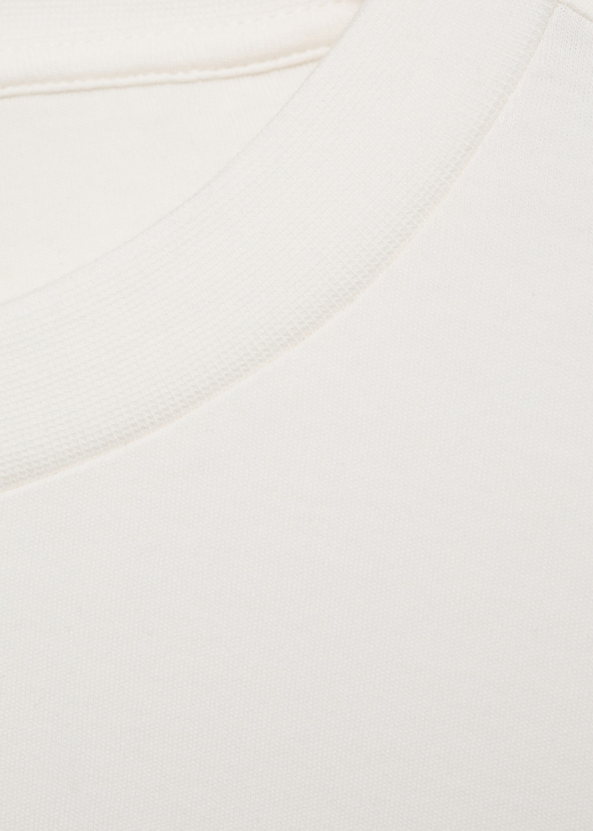 100% cotton long-sleeved t-shirt - Details of the article 8, White. Ref: 77097111-00.