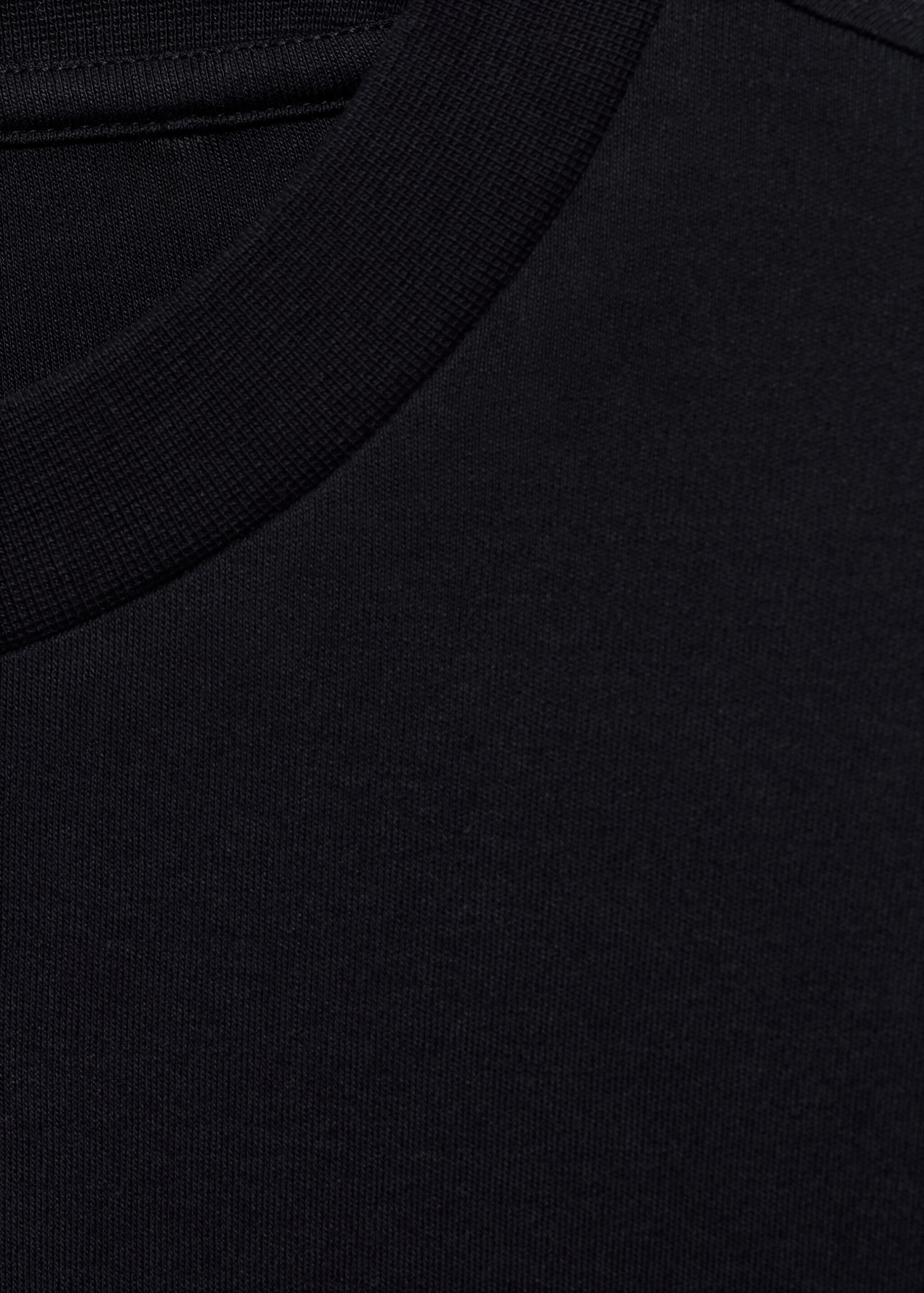100% cotton long-sleeved t-shirt - Details of the article 8, Dark Navy. Ref: 77097111-00.