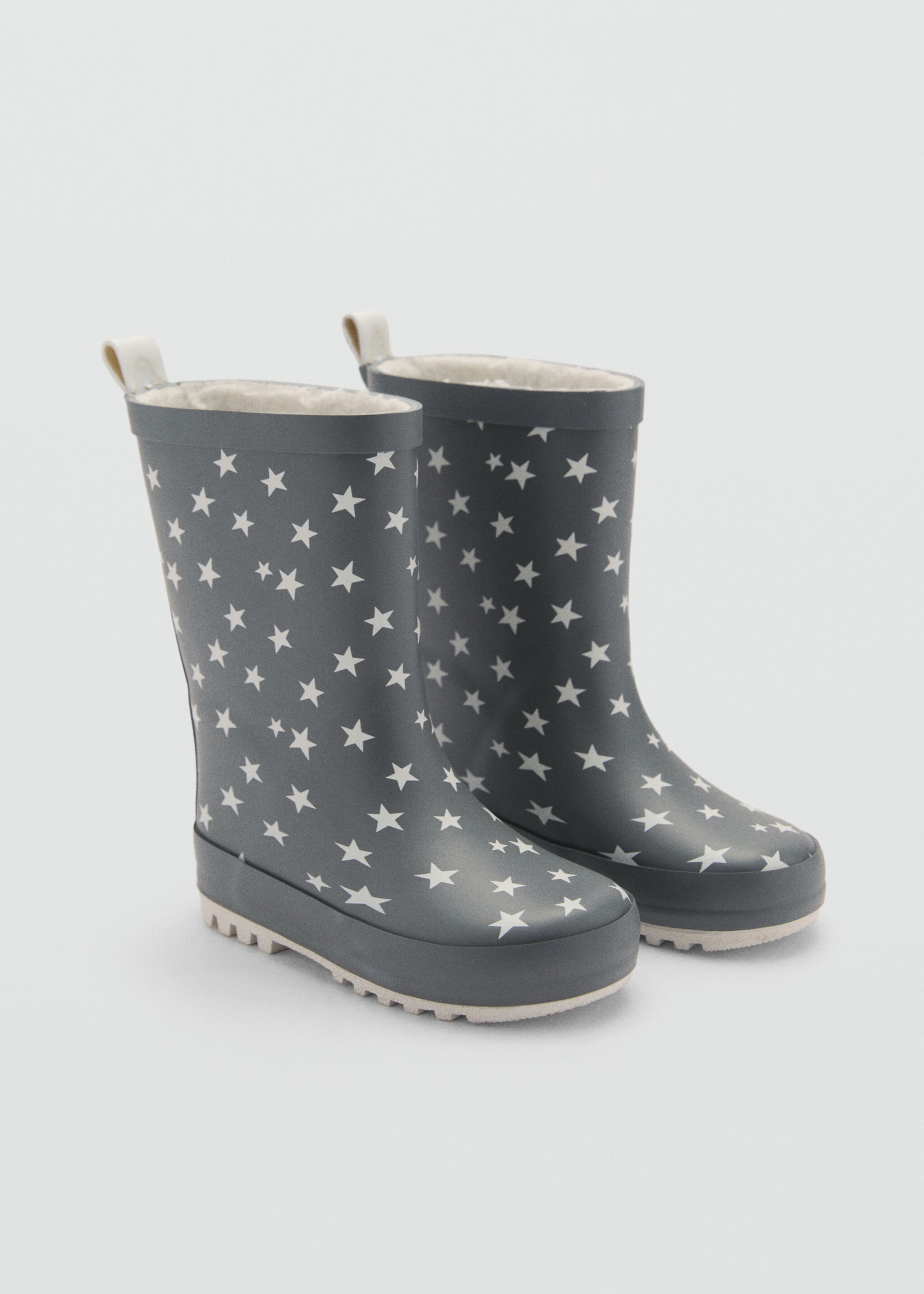 Star rain boots - Medium plane, Charcoal. Ref: 77097115-00.