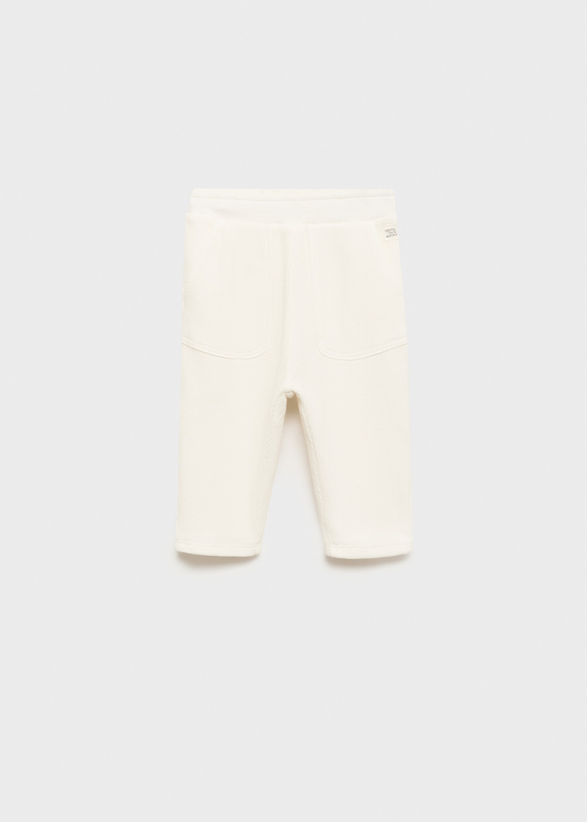 Straight-fit cotton pants - Article without model