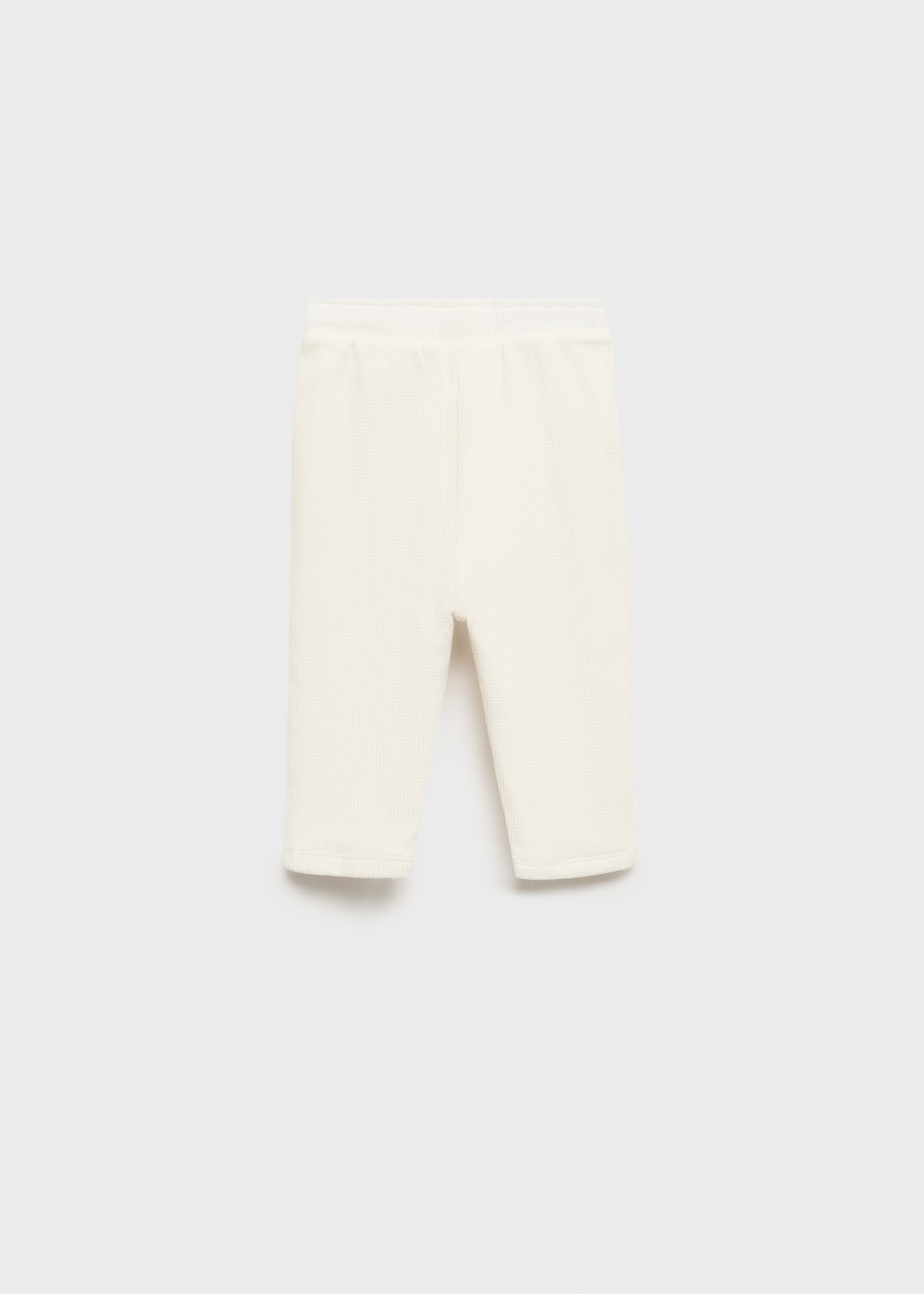 Straight-fit cotton pants - Reverse of the article