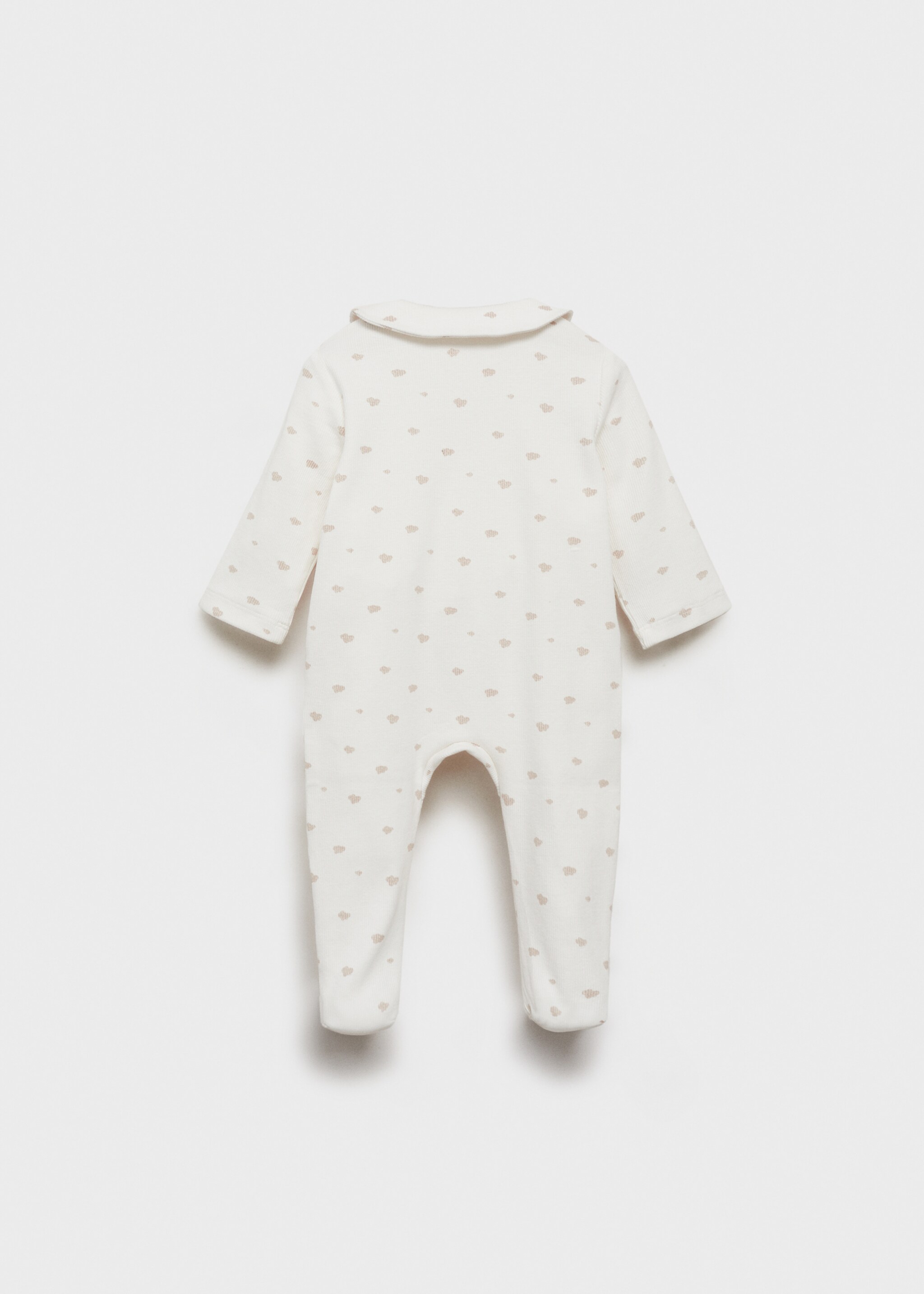 Printed bodysuit piyamas - Reverse of the article