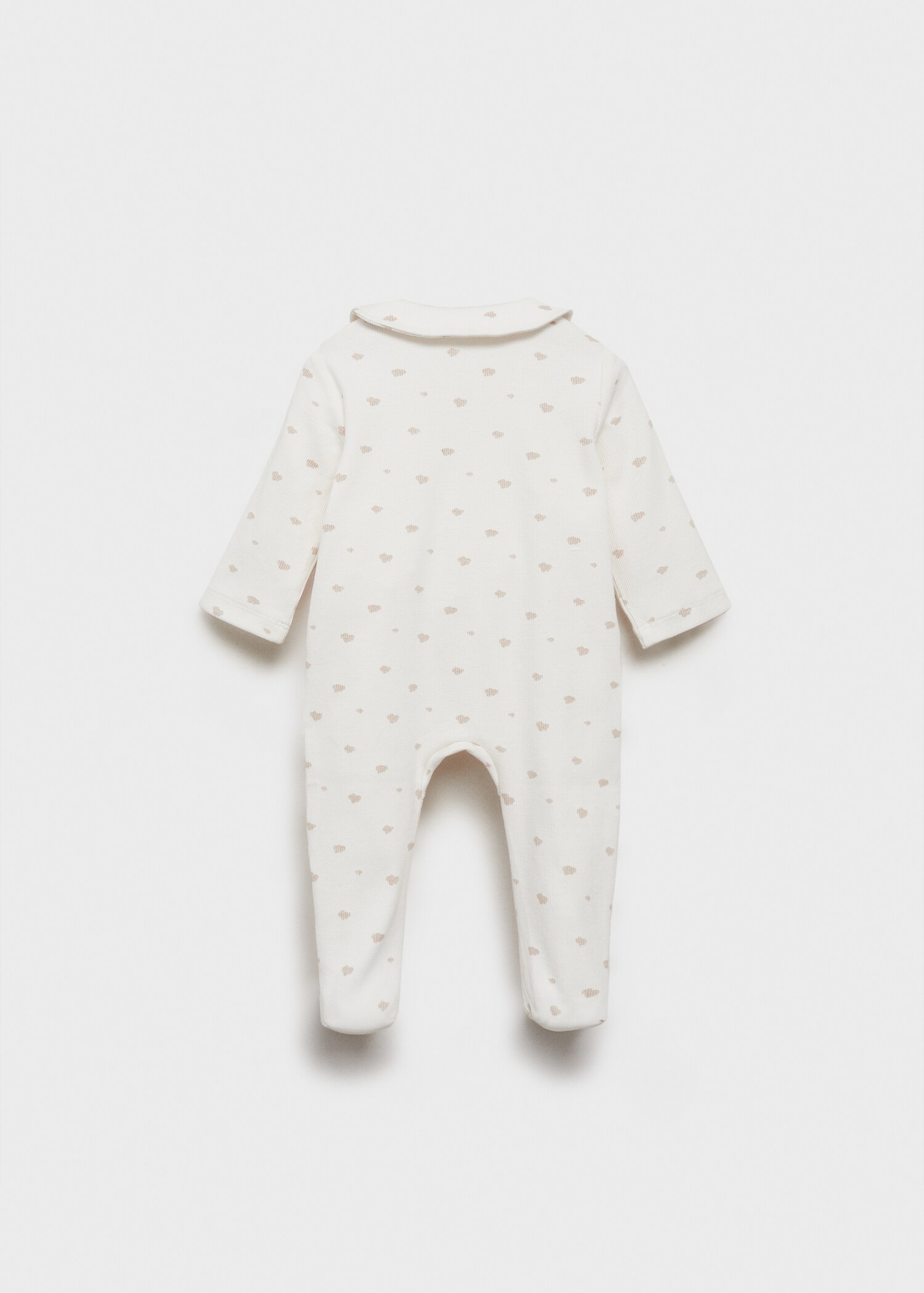 Printed bodysuit piyamas - Reverse of the article