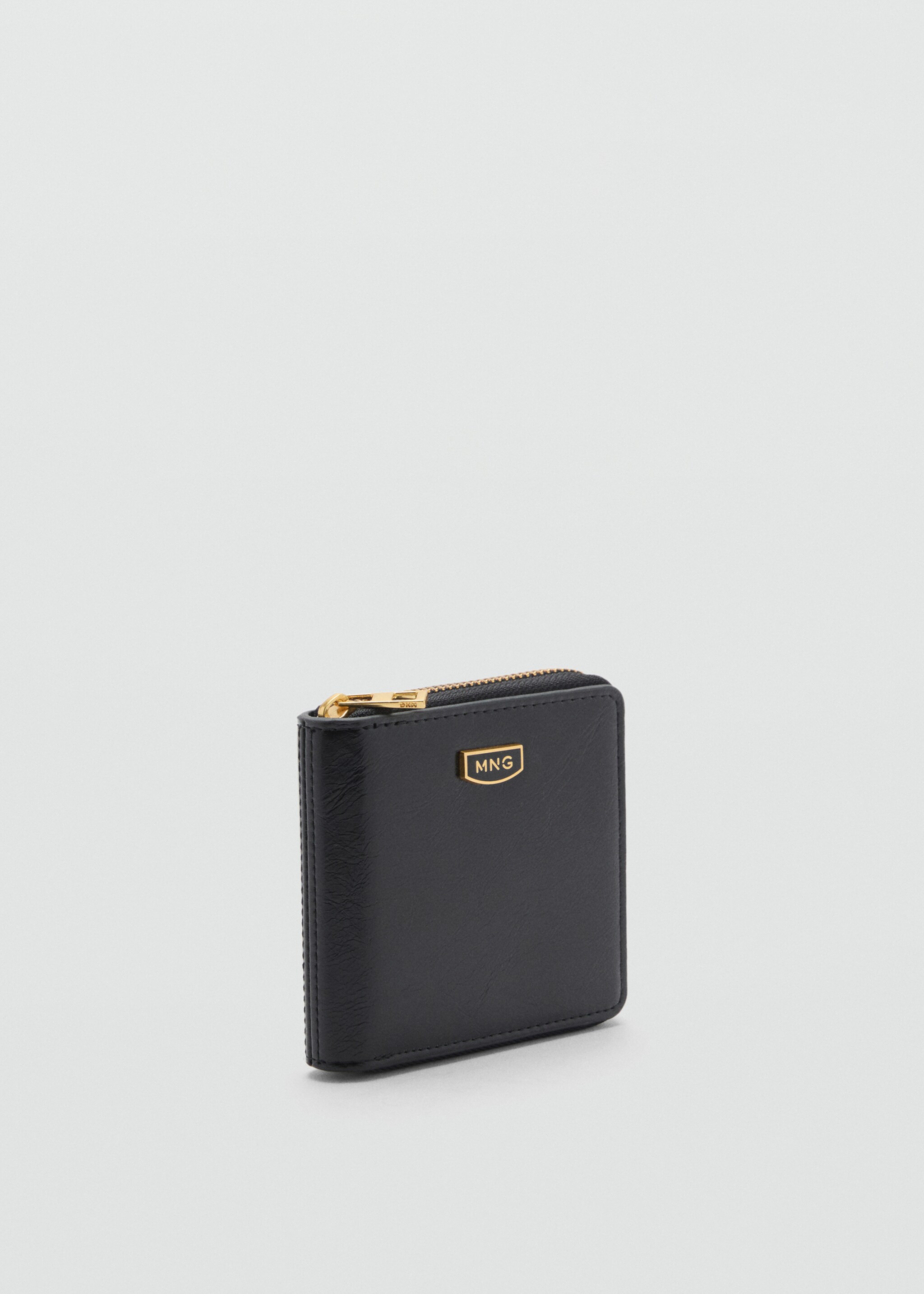 Leather-effect wallet - Medium plane