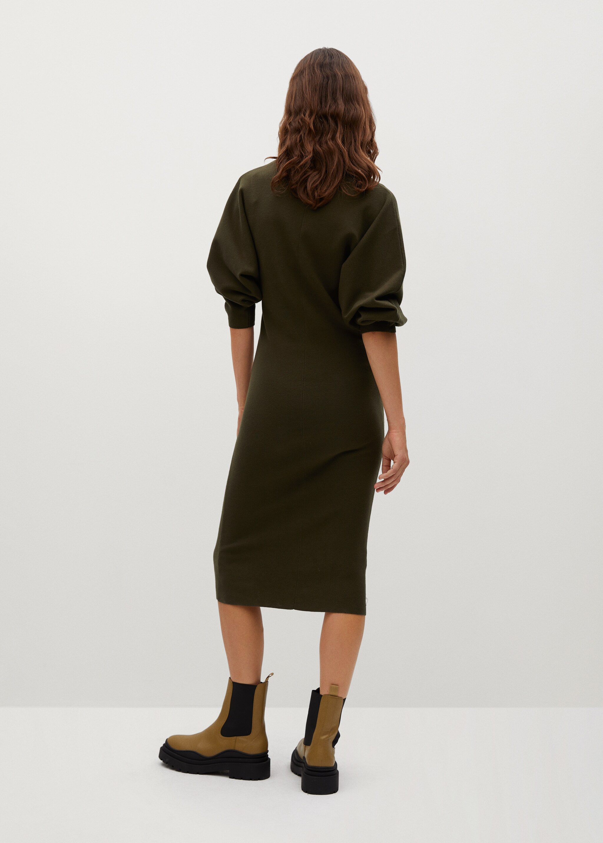 Vestido punto fino - Reverso del artículo