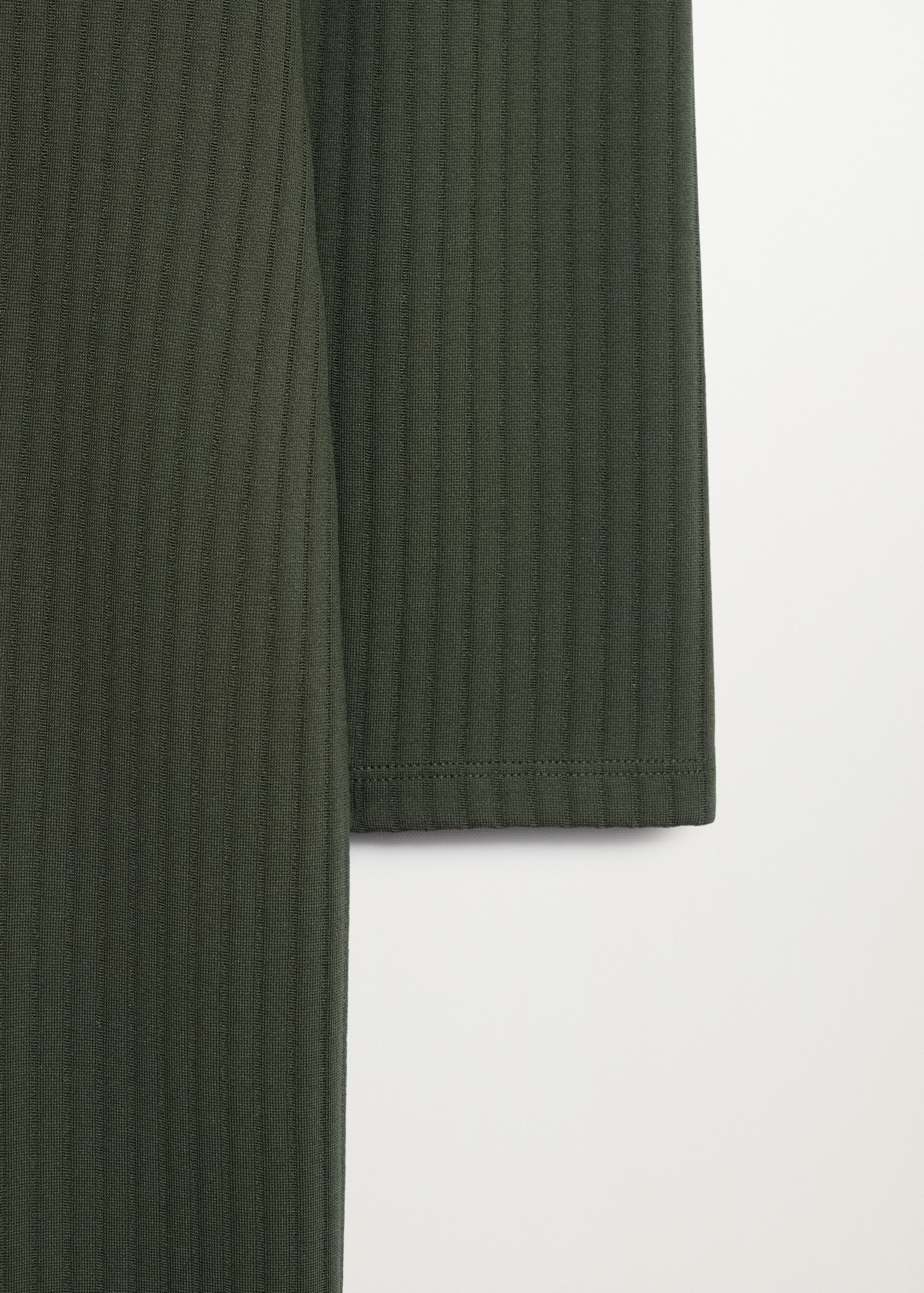 Vestido corto canalé - Detalle del artículo 8