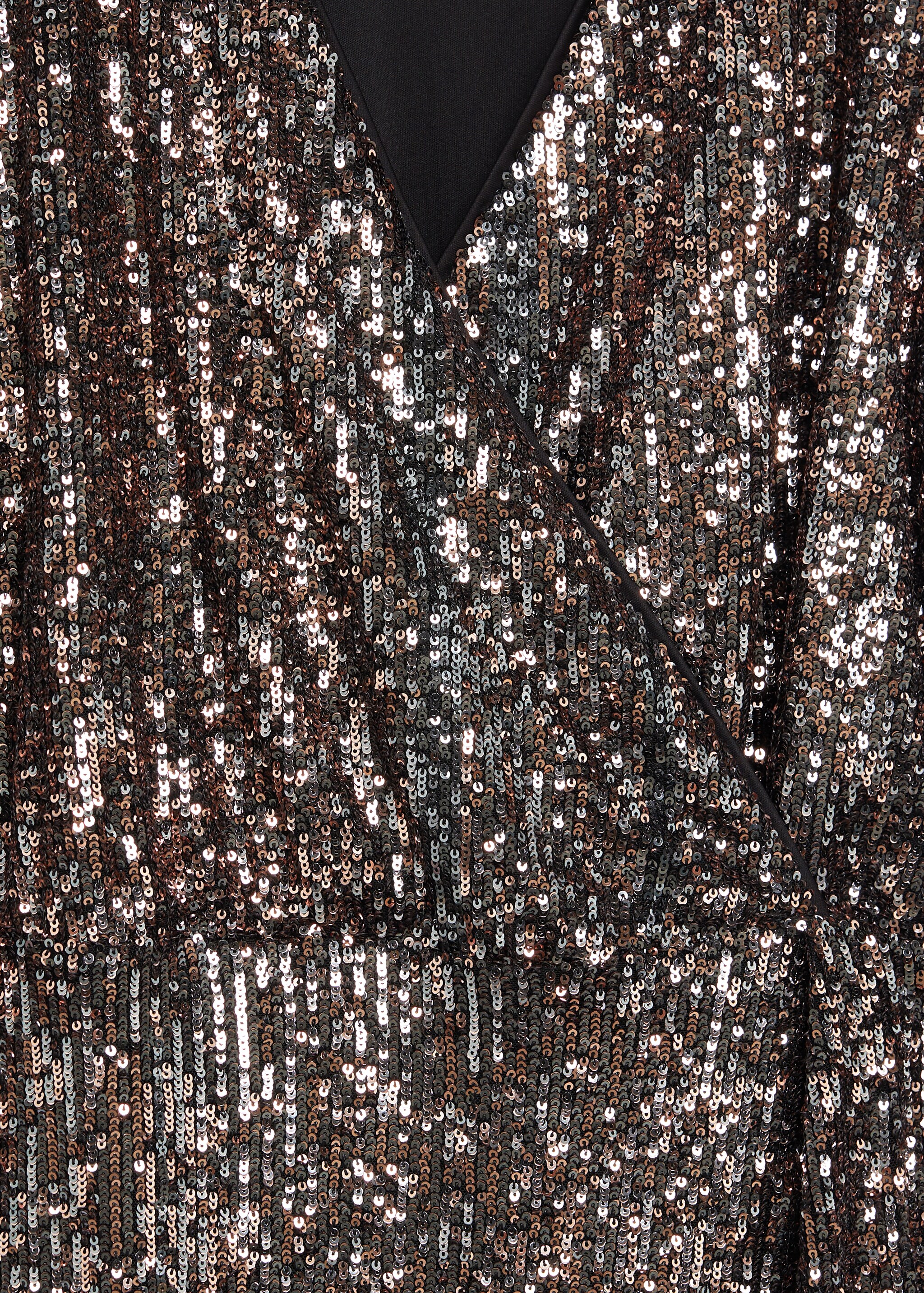 Vestido cruzado lentejuelas - Detalle del artículo 8