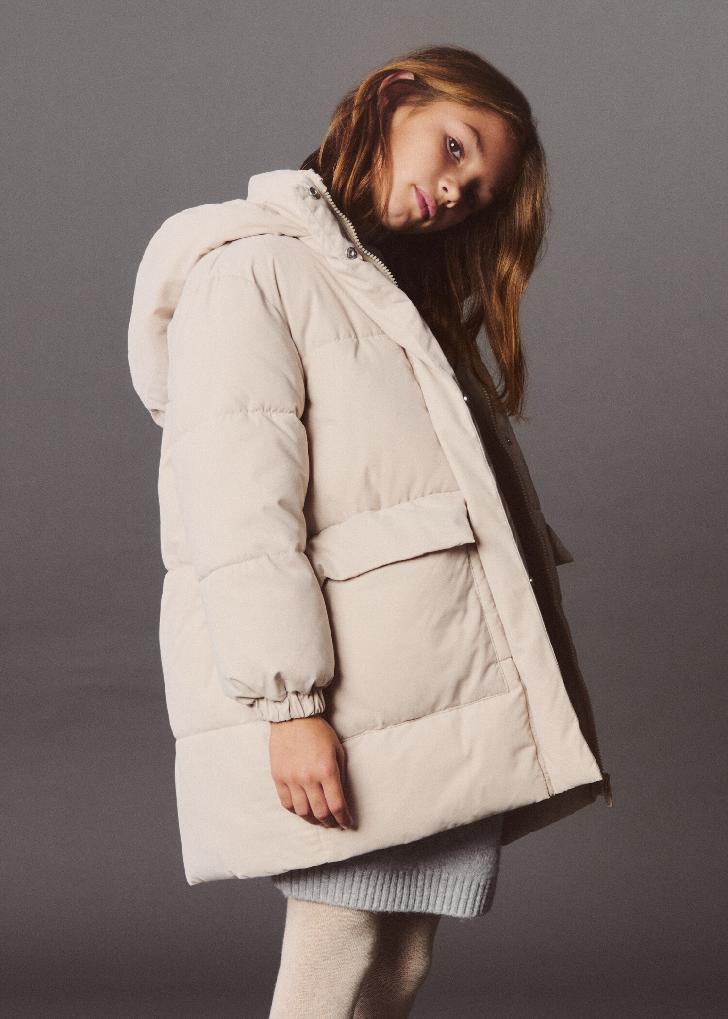 Prošívaná bunda anorak s kapsami - Detail zboží 5