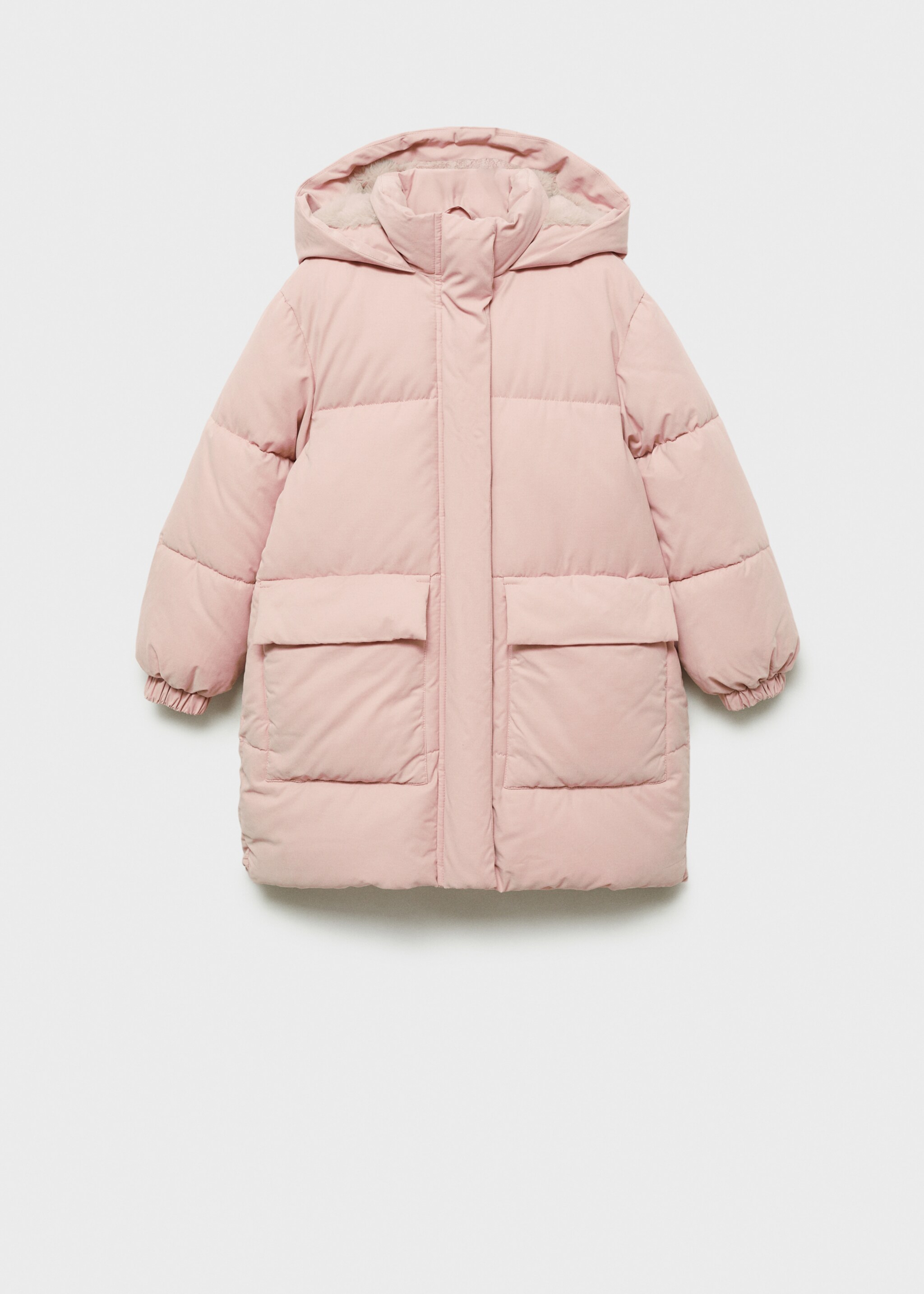 Prošívaná bunda anorak s kapsami - Zboží bez modelu, Růžová. Ref: 77097639-00.