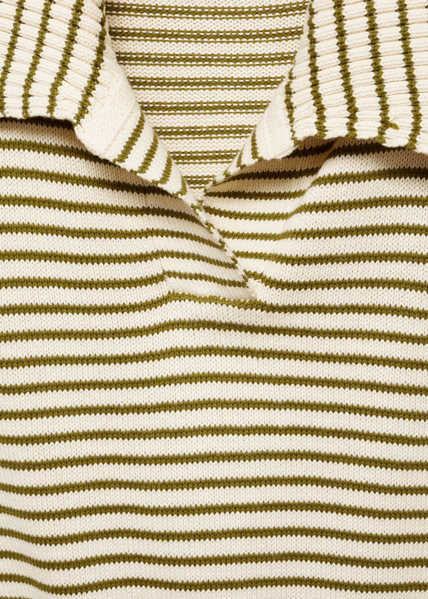 Striped knitted gilet - Details of the article 8