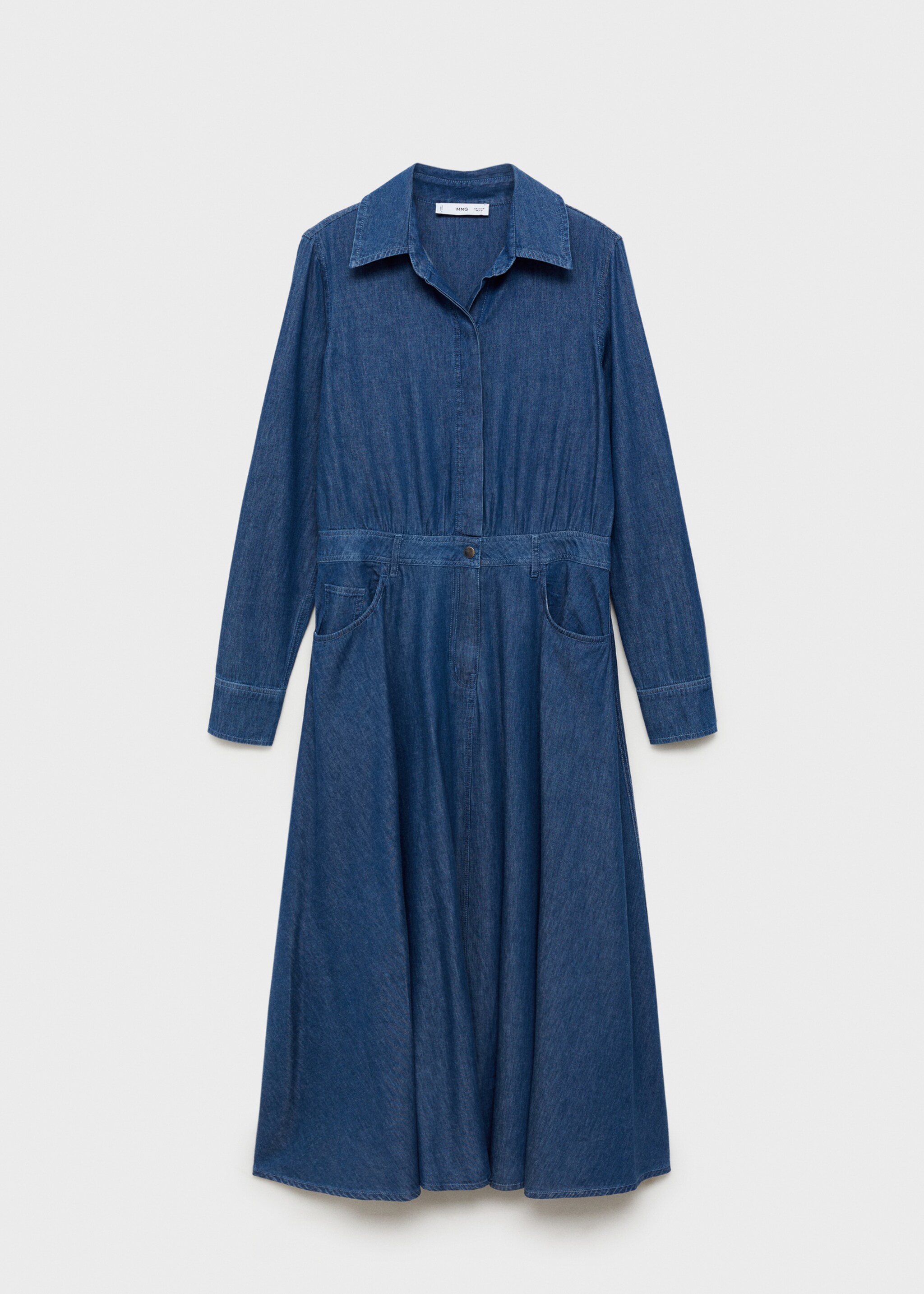 Robe chemise jean - Article sans modèle, Bleu foncé. Ref: 77097645-00.