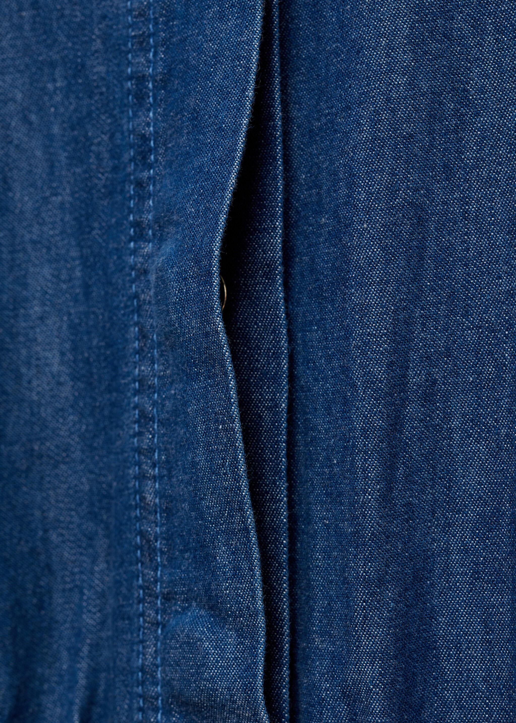 Robe chemise jean - Détail de l'article 8, Bleu foncé. Ref: 77097645-00.