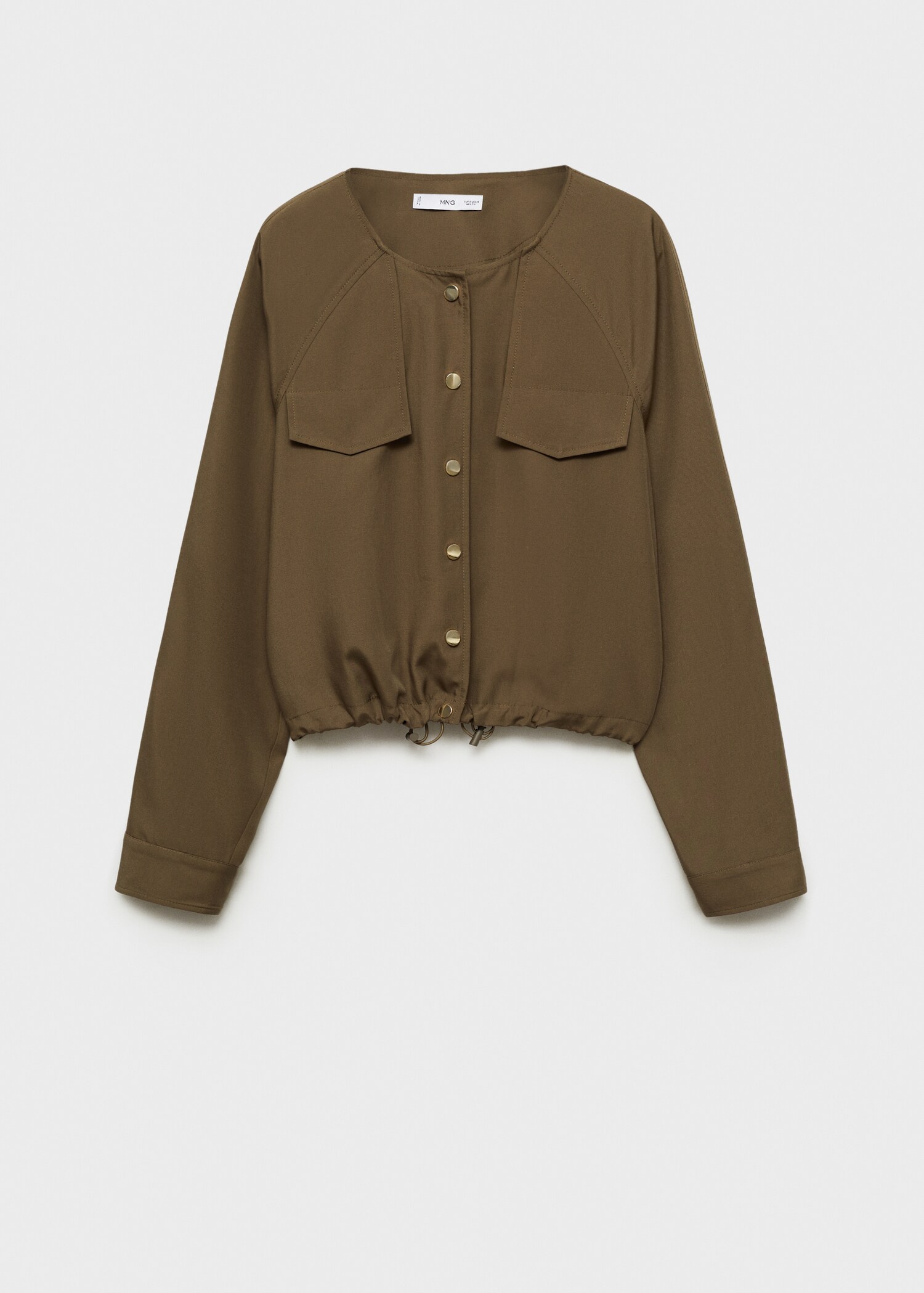 Jacke aus Lyocell mit Taschen - Artikel ohne Model