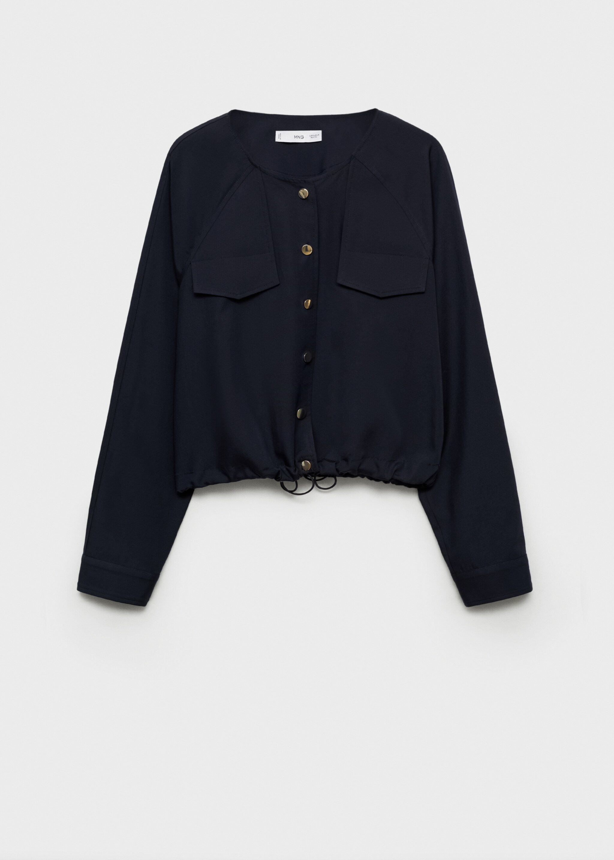Lyocell jacket with pockets - Article without model