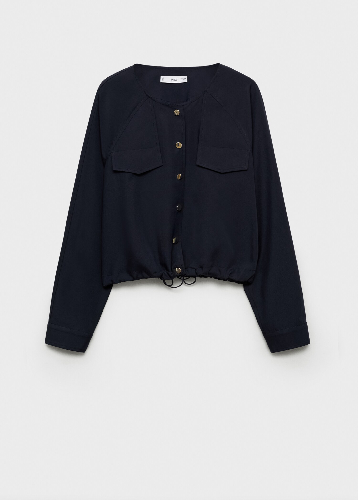 Jacke aus Lyocell mit Taschen - Artikel ohne Model