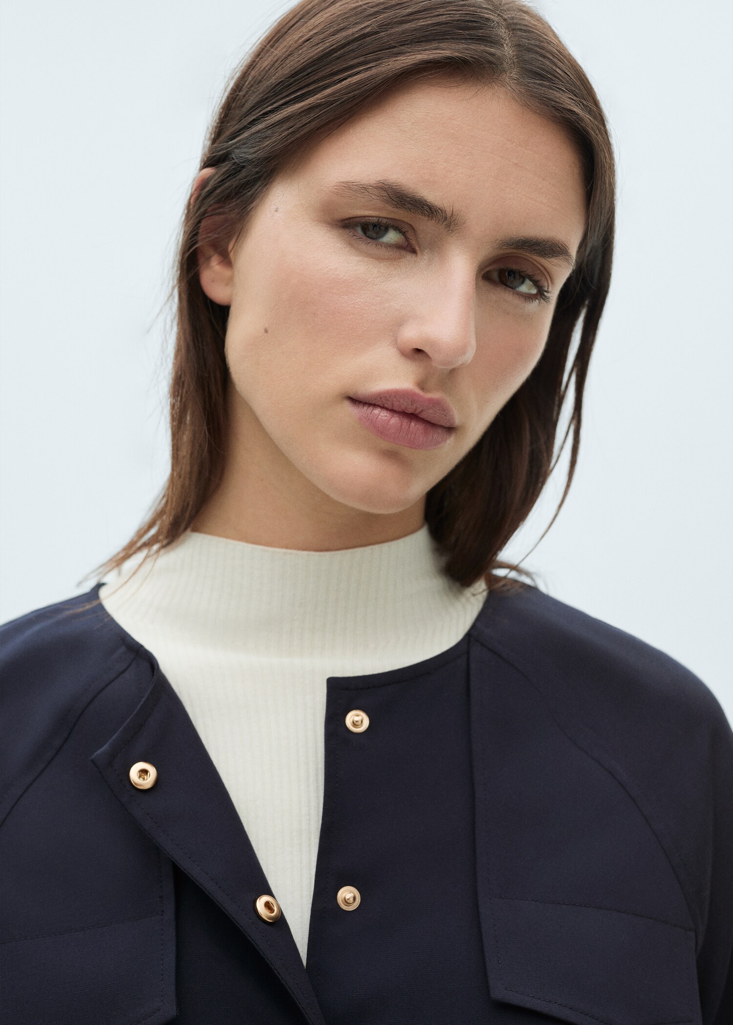 Jacke aus Lyocell mit Taschen - Detail des Artikels 1