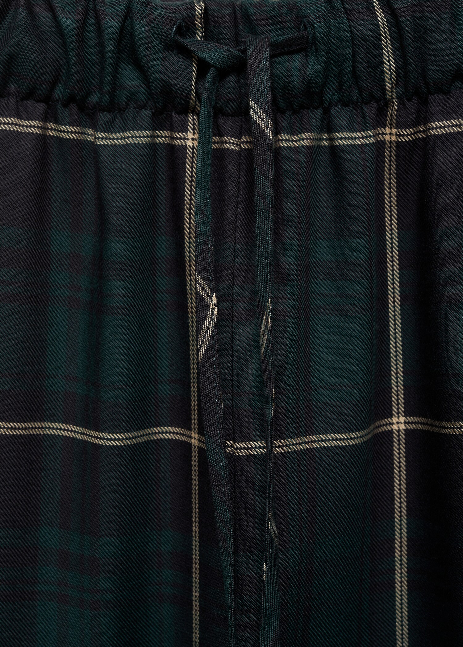 Straight checked trousers - Details of the article 8