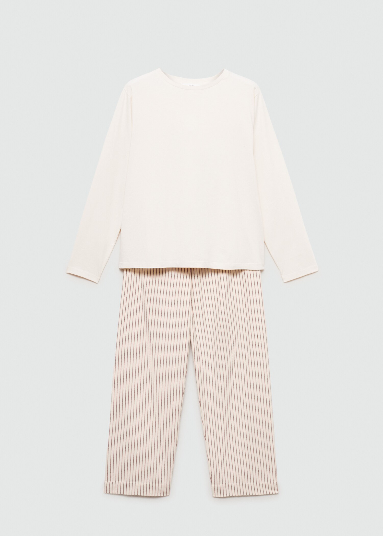 Two-piece flannel pyjamas - Article without model