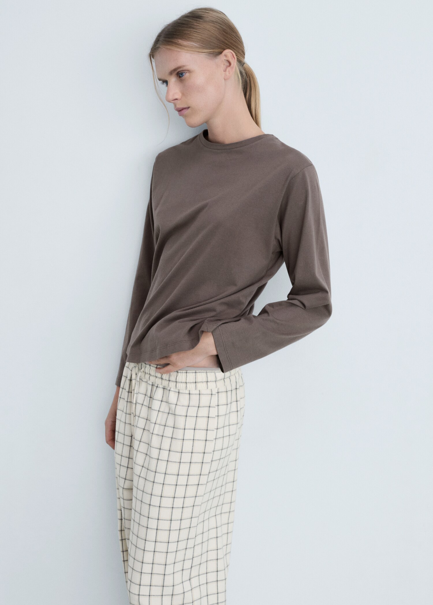 Two-piece flannel pyjamas - Medium plane
