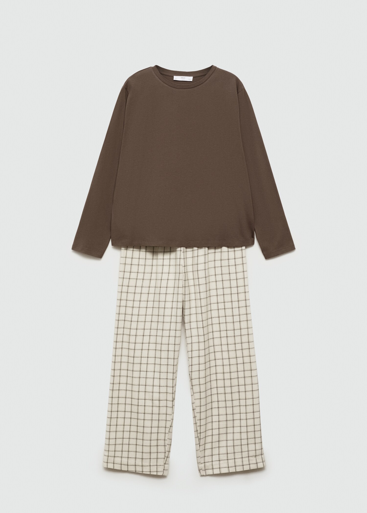 Two-piece flannel pyjamas - Article without model