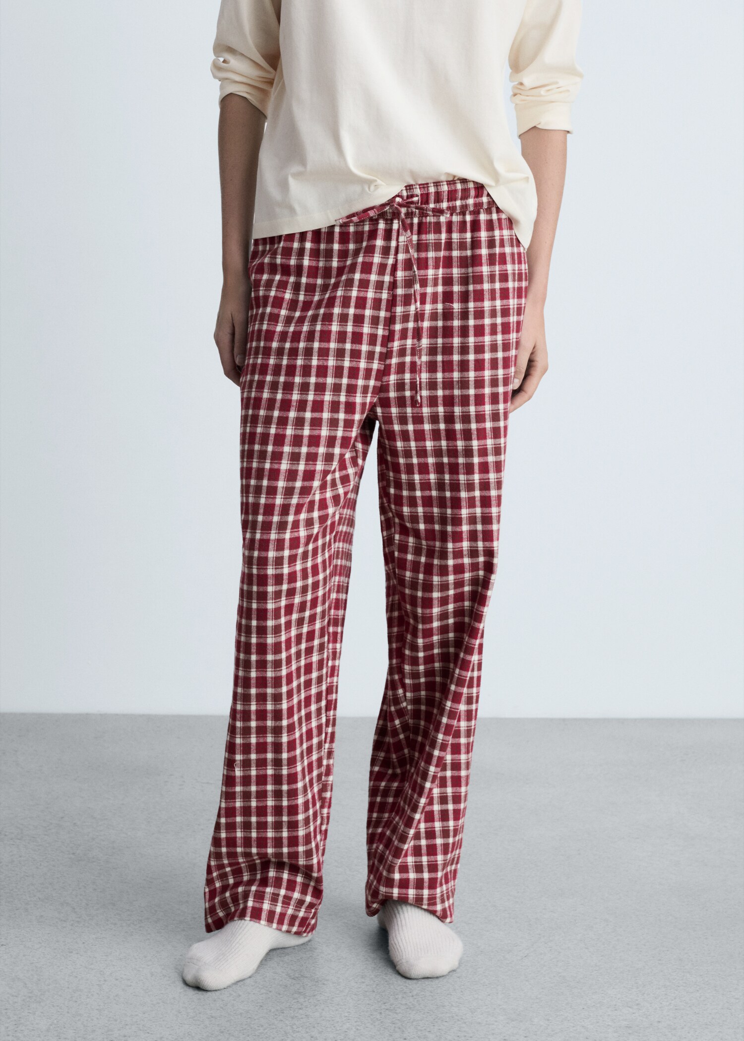 Two-piece flannel pyjamas - Medium plane