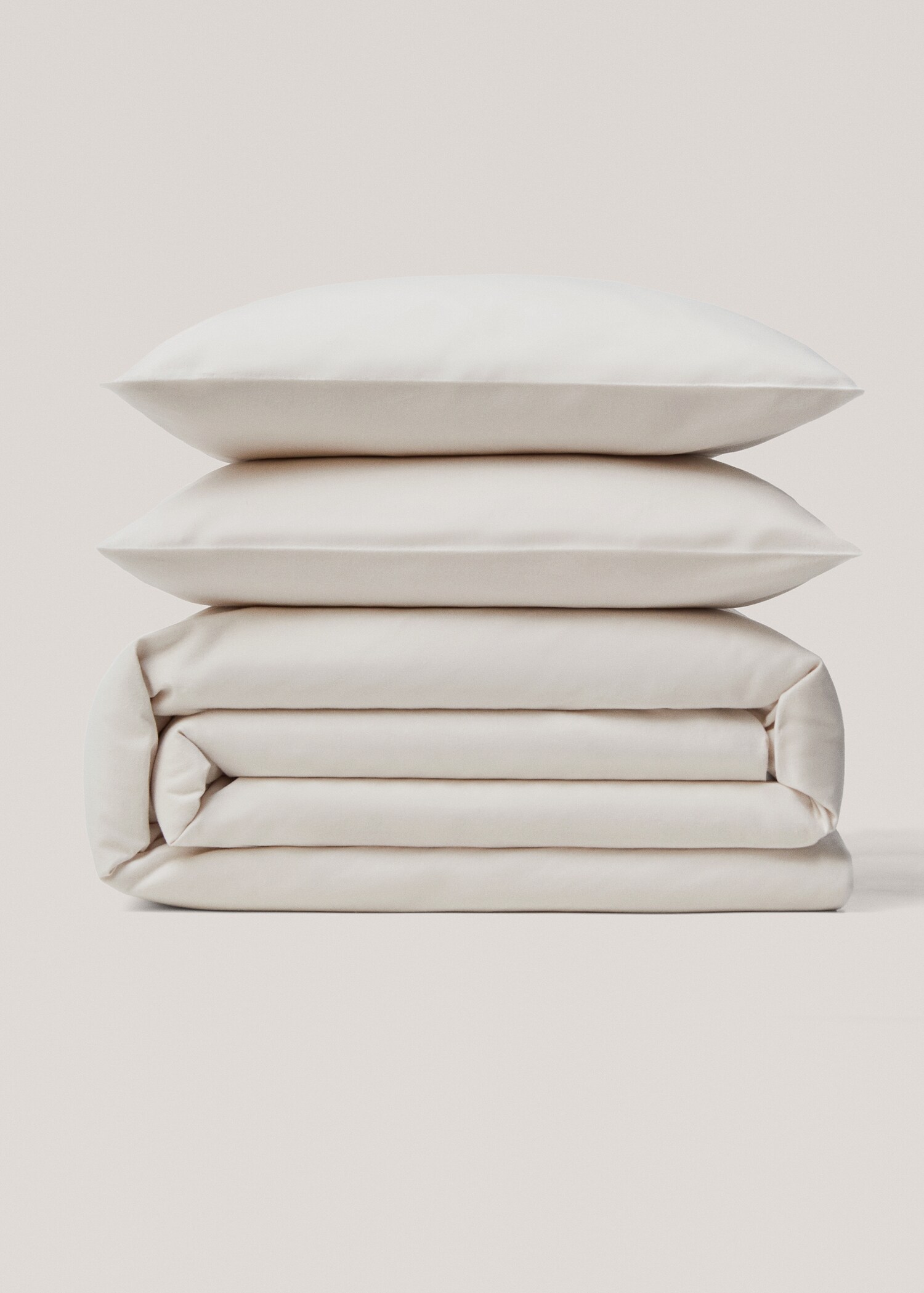 Plain flannel duvet cover Queen bed - Article without model