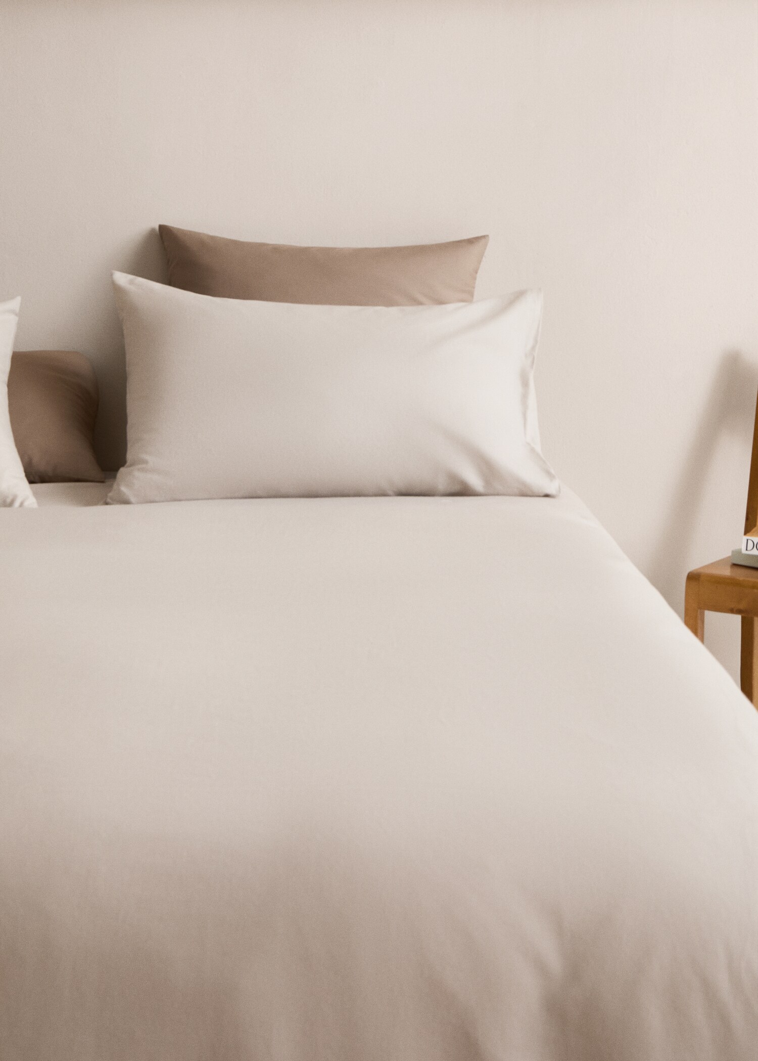 Plain flannel duvet cover Queen bed - Details of the article 7