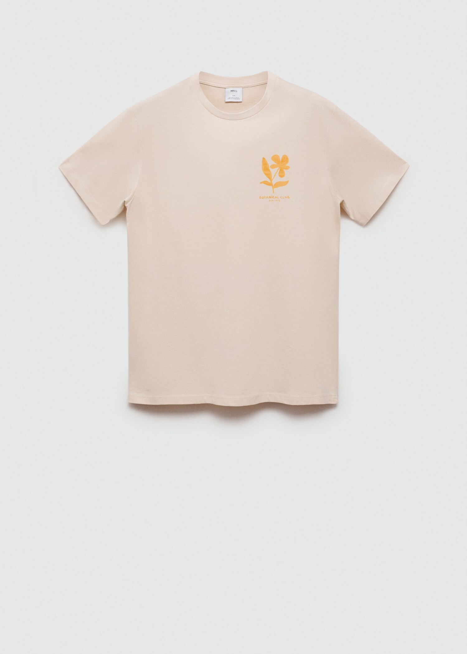 Camiseta 100% algodón estampado pecho - Artículo sin modelo