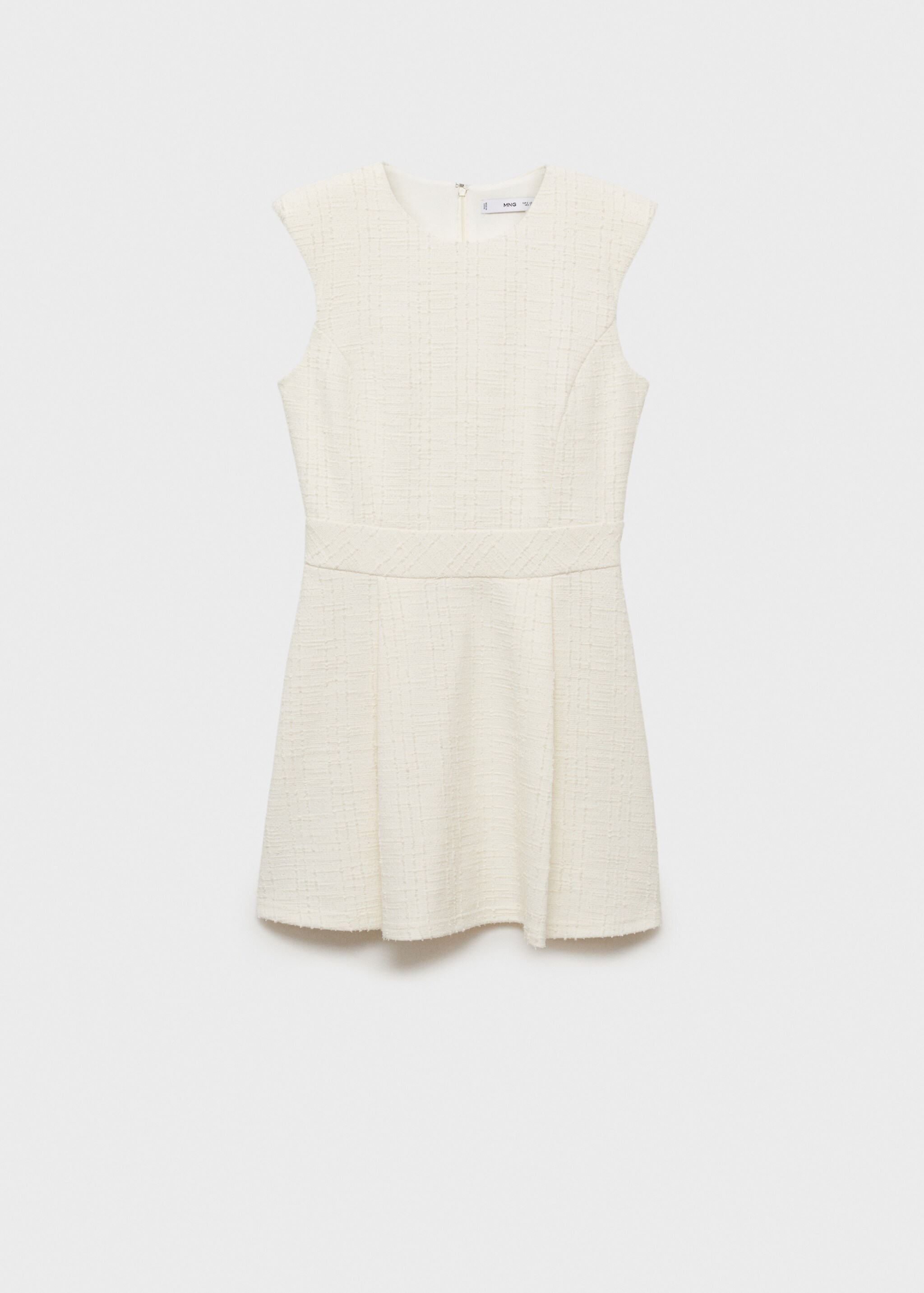 Textured short dress - Article without model