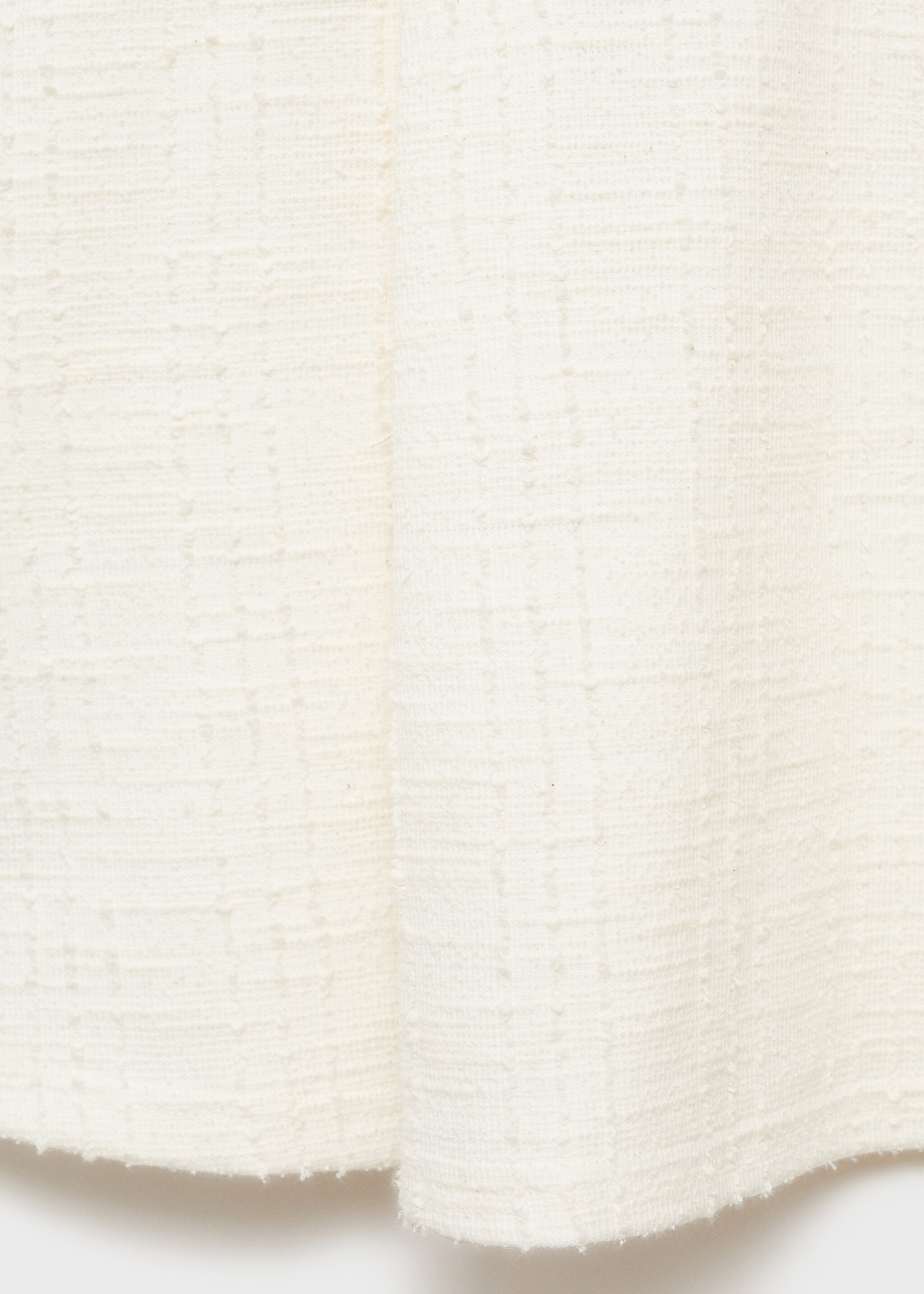Textured short dress - Details of the article 0