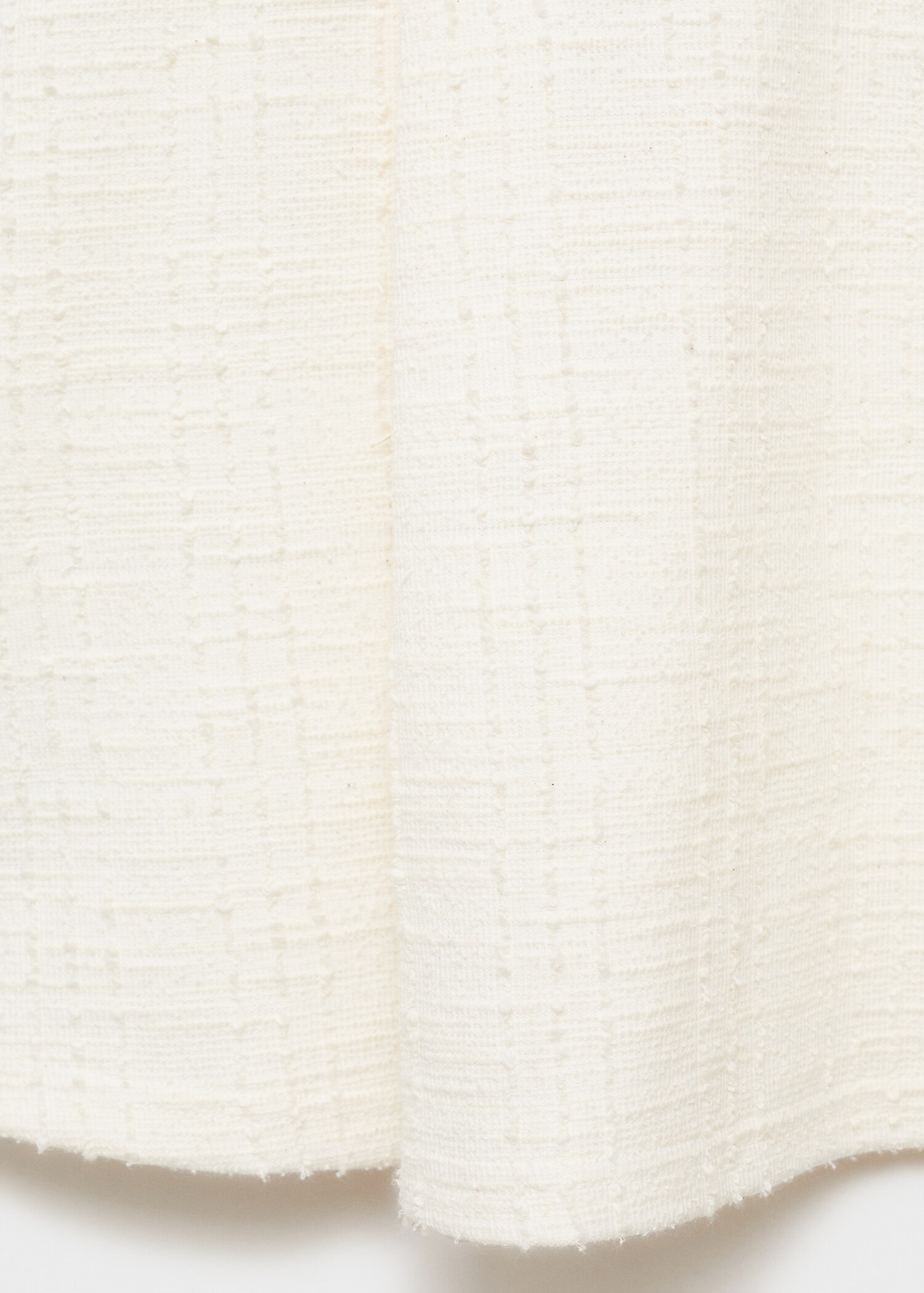 Textured short dress - Details of the article 0