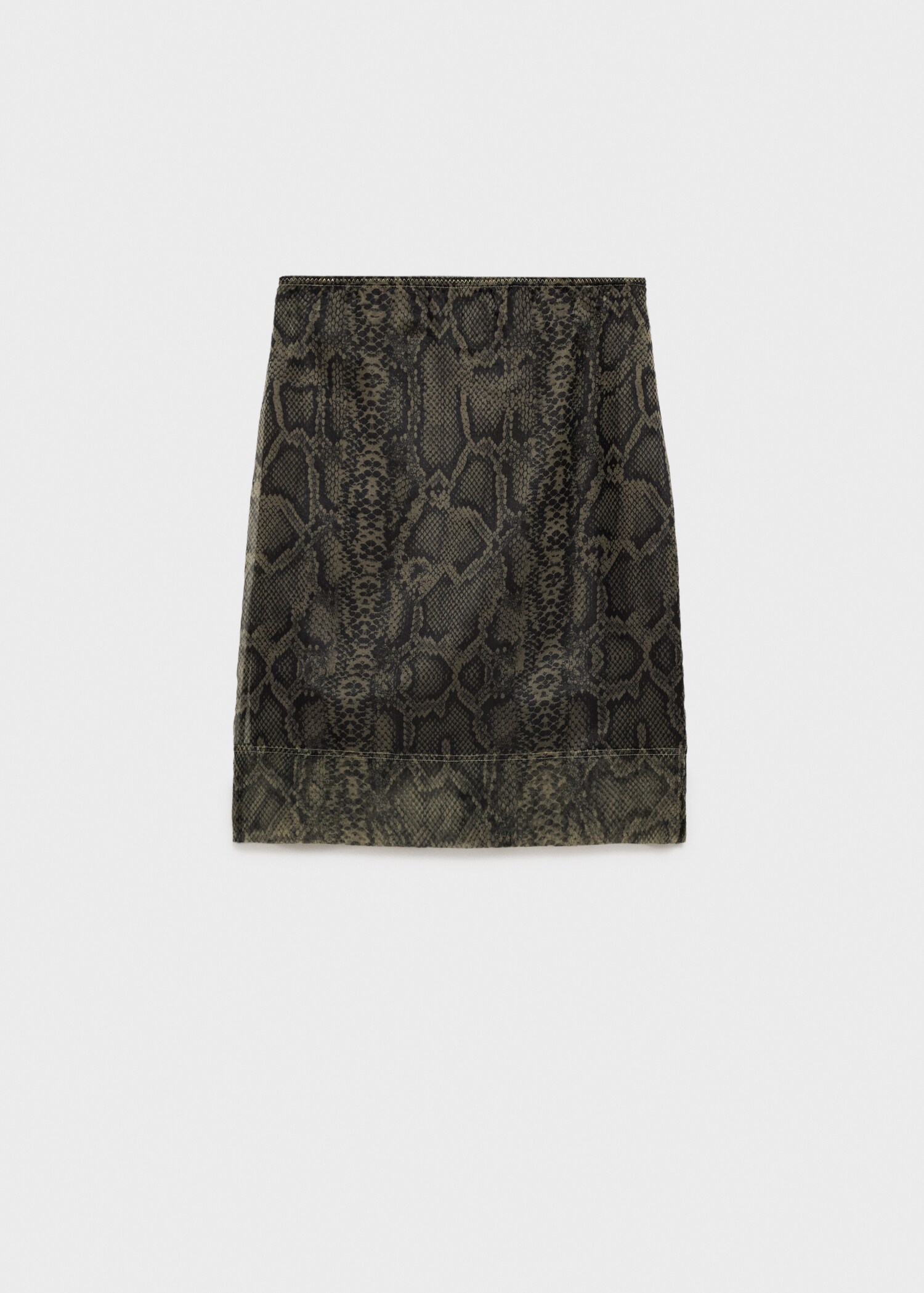 Organza-Rock mit Animal-Print - Artikel ohne Model