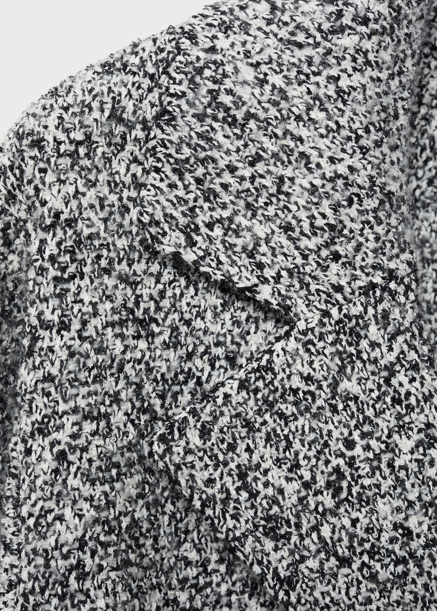 Mottled knitted cotton coat - Details of the article 8