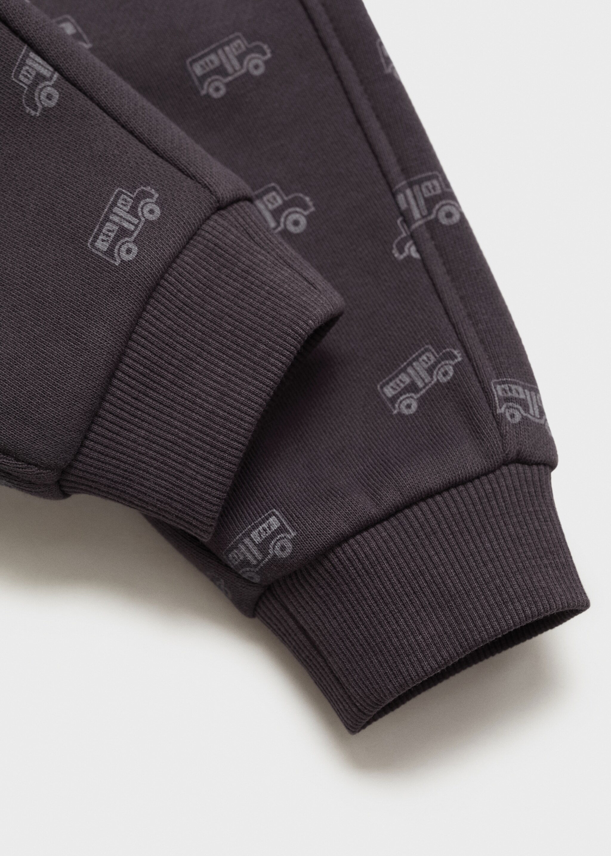 Kalhoty jogger s potiskem - Detail zboží 0, Šedá antracit. Ref: 77097661-00.