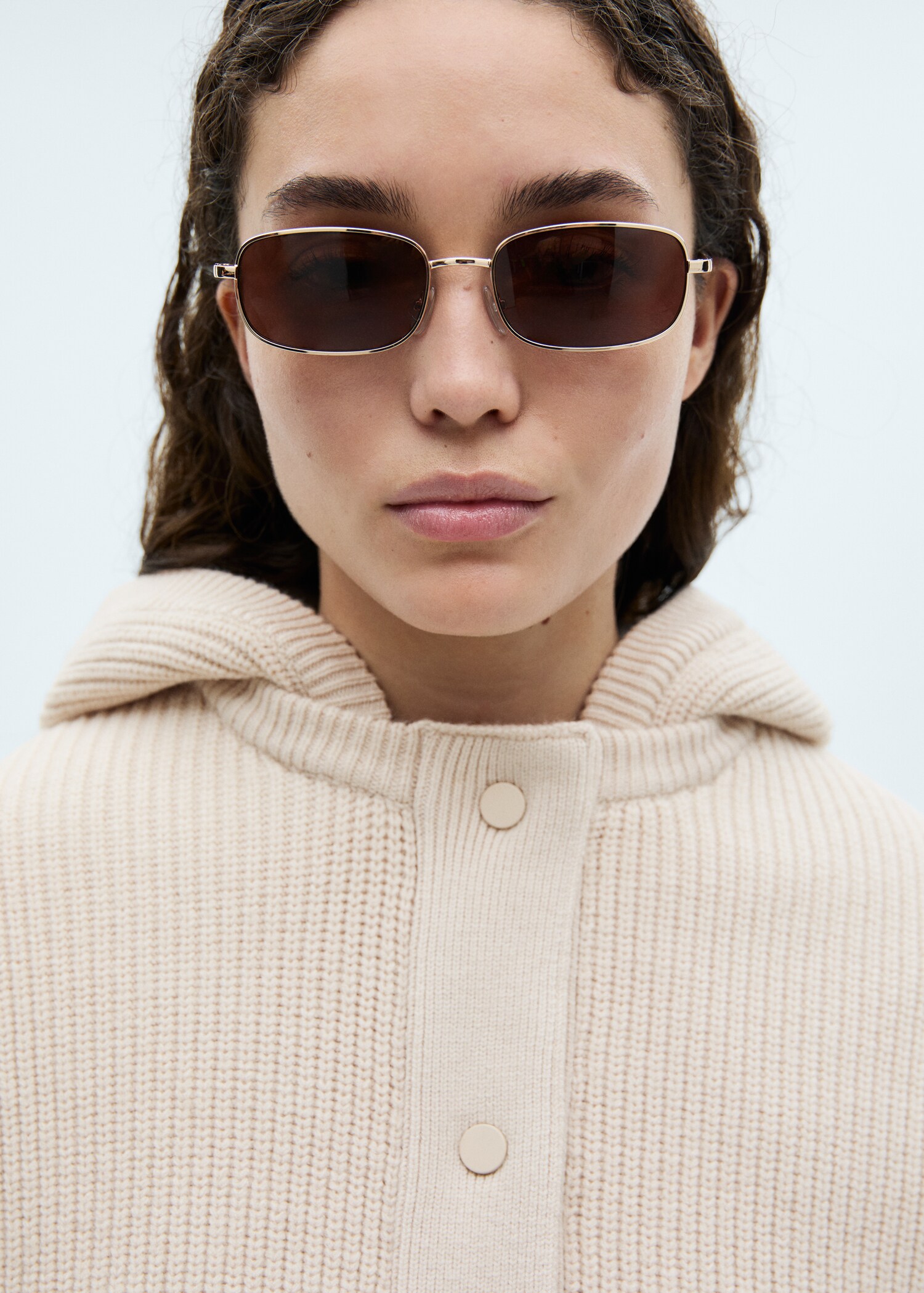 Strickjacke mit Kapuze - Detail des Artikels 1