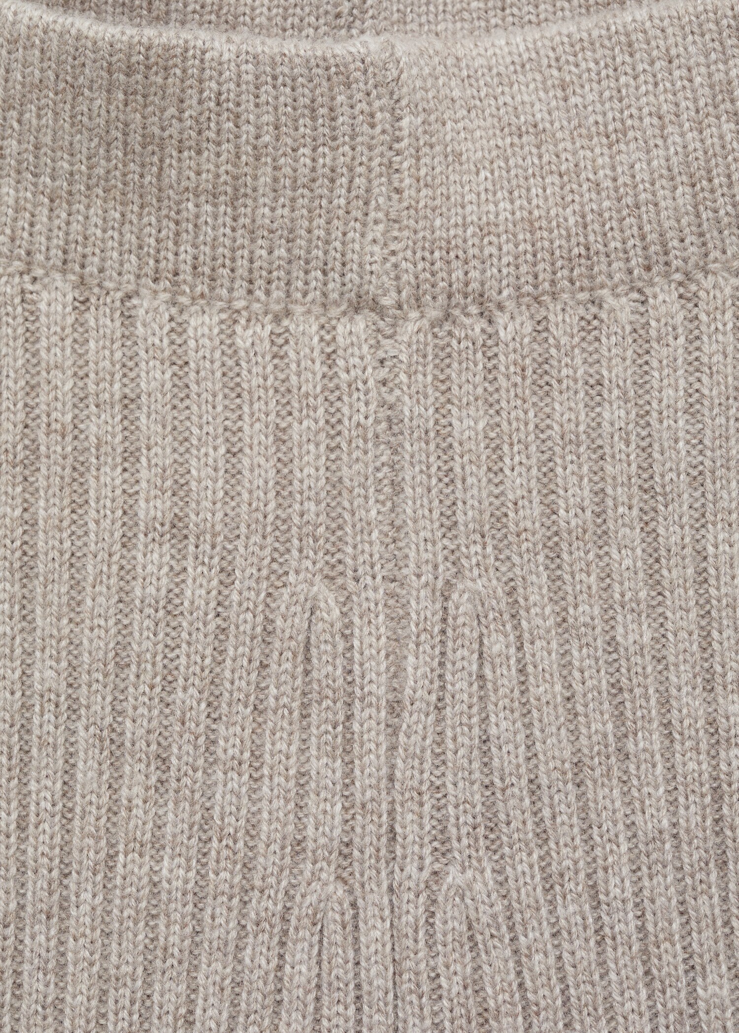 Flared ribbed knitted pants - Details of the article 8