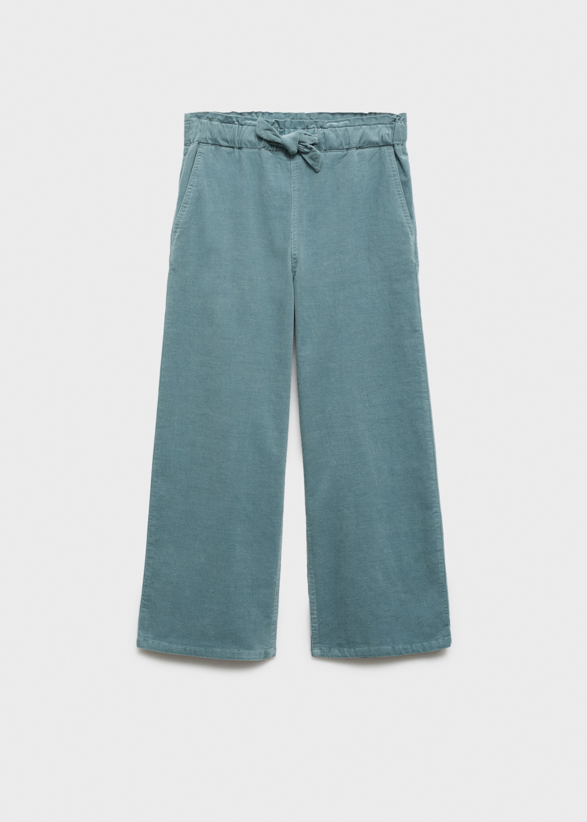 Cordhose mit Stretchbund - Artikel ohne Model, Pastellgrün. Ref: 77097664-00.