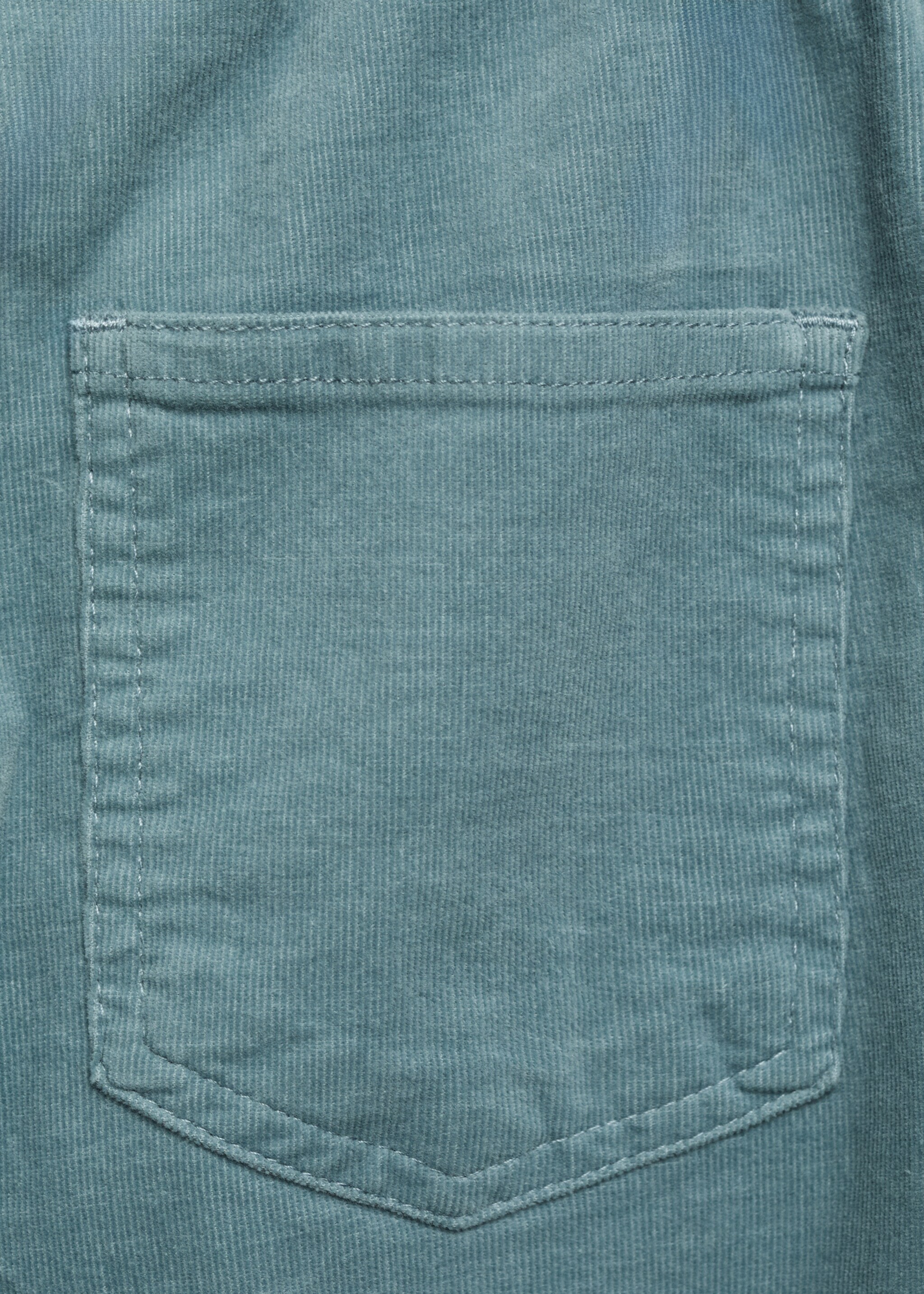 Cordhose mit Stretchbund - Detail des Artikels 0, Pastellgrün. Ref: 77097664-00.