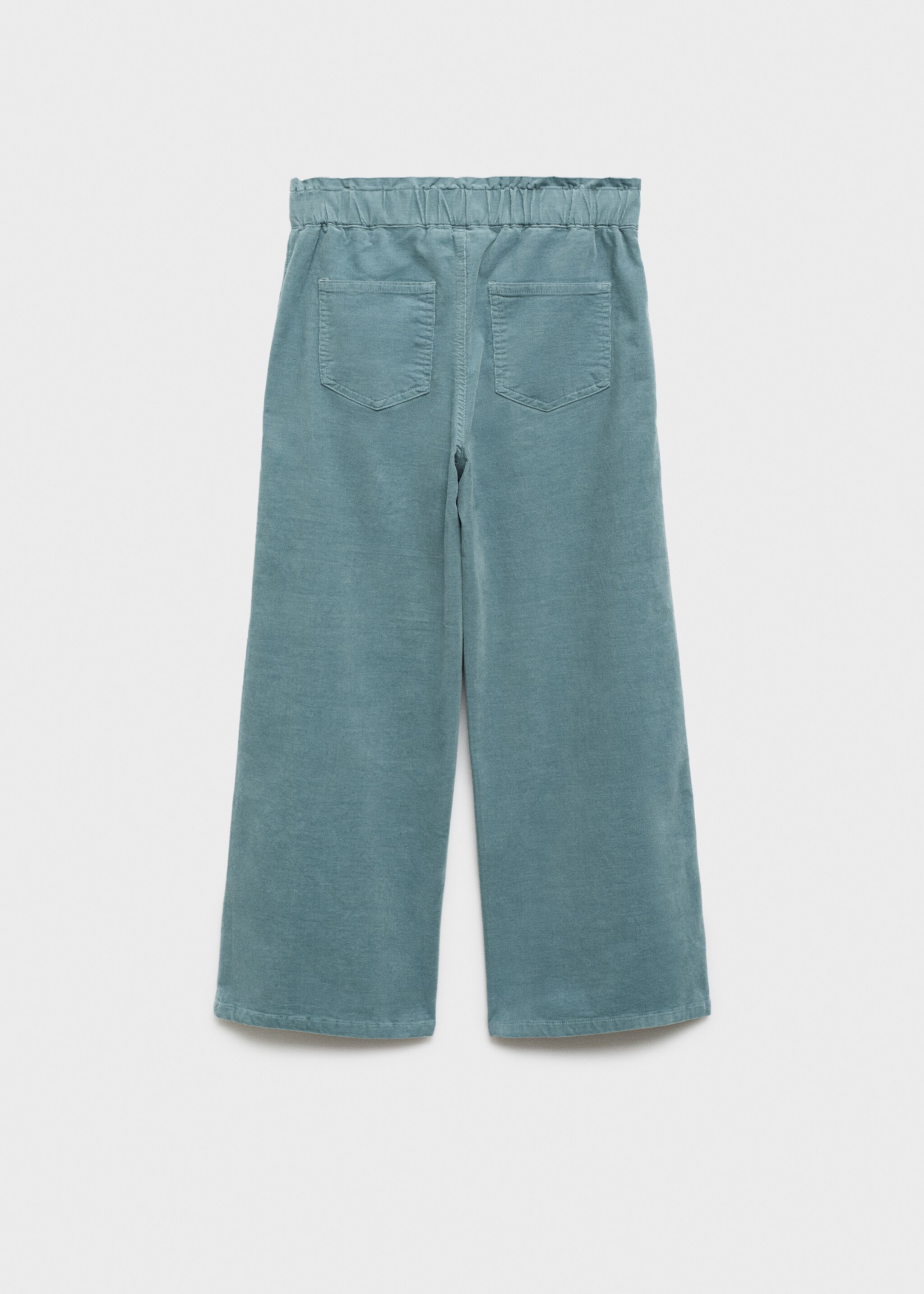 Cordhose mit Stretchbund - Rückseite des Artikels, Pastellgrün. Ref: 77097664-00.
