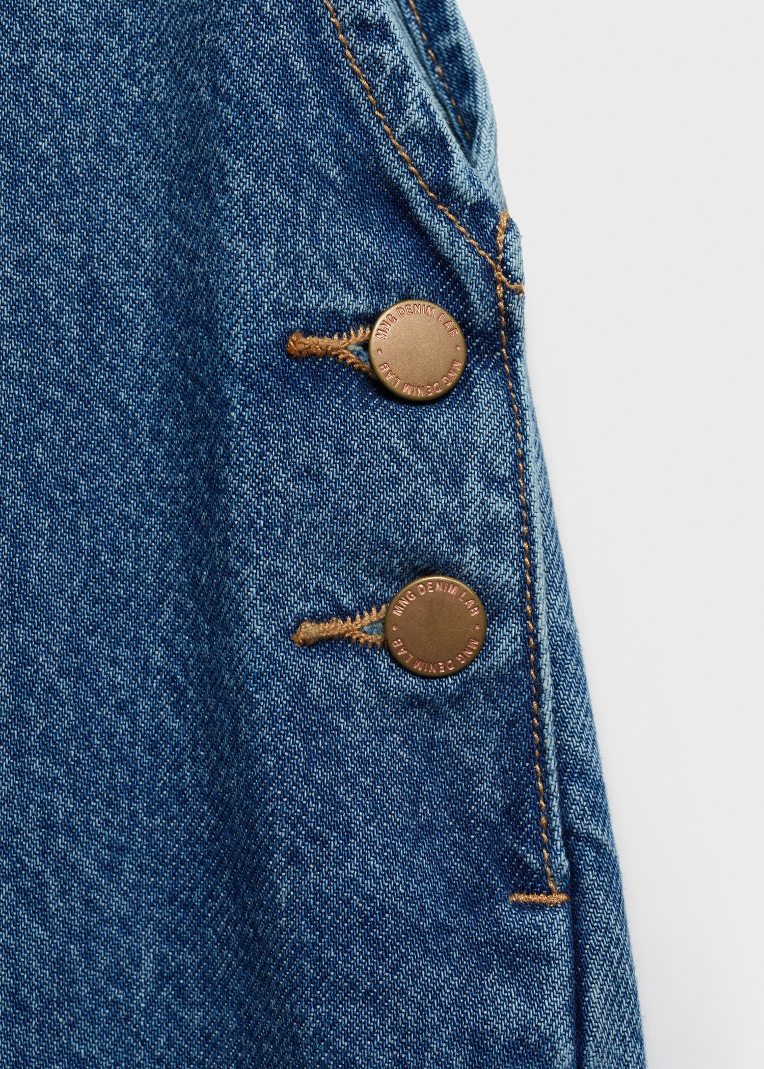 Σαλοπέτα denim μακριά - Λεπτομέρεια του προϊόντος 0