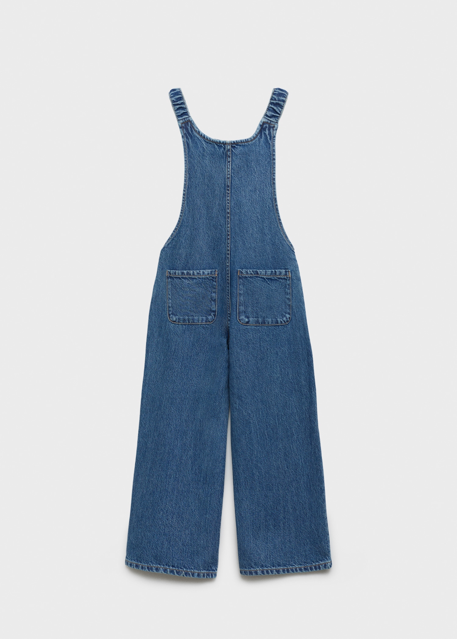 Peto Vaquero Mango Outlet Peto Denim Mango Jumpsuit Vaquero Negro