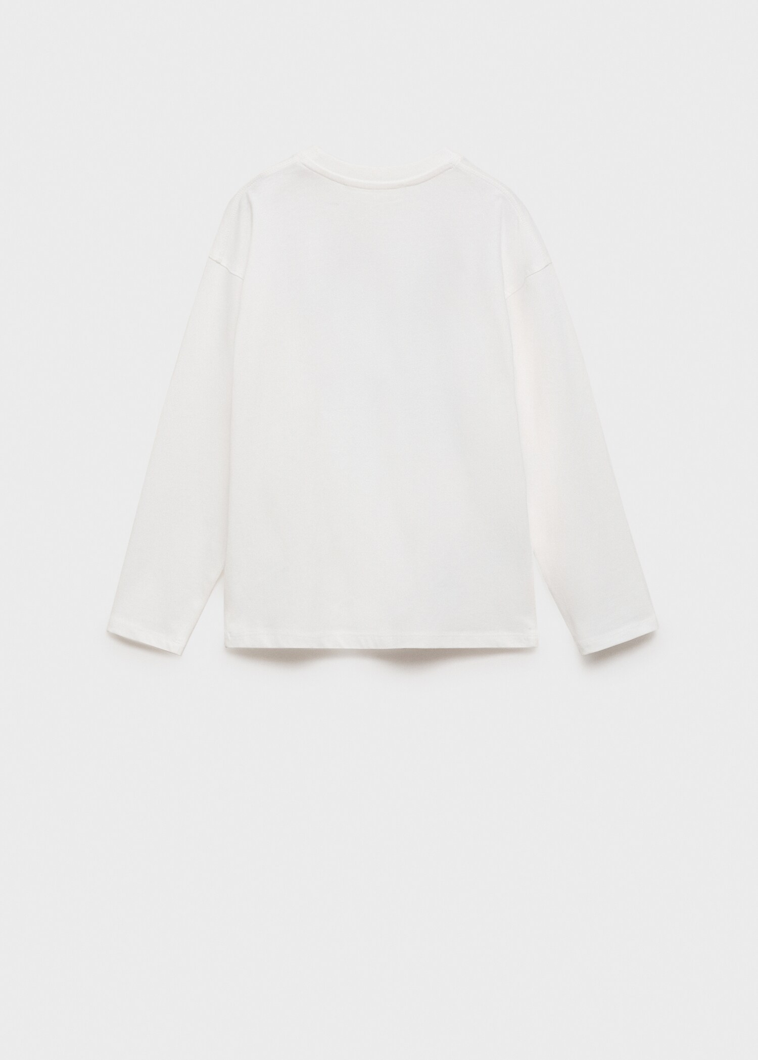 Printed long sleeve t-shirt - Reverse of the article