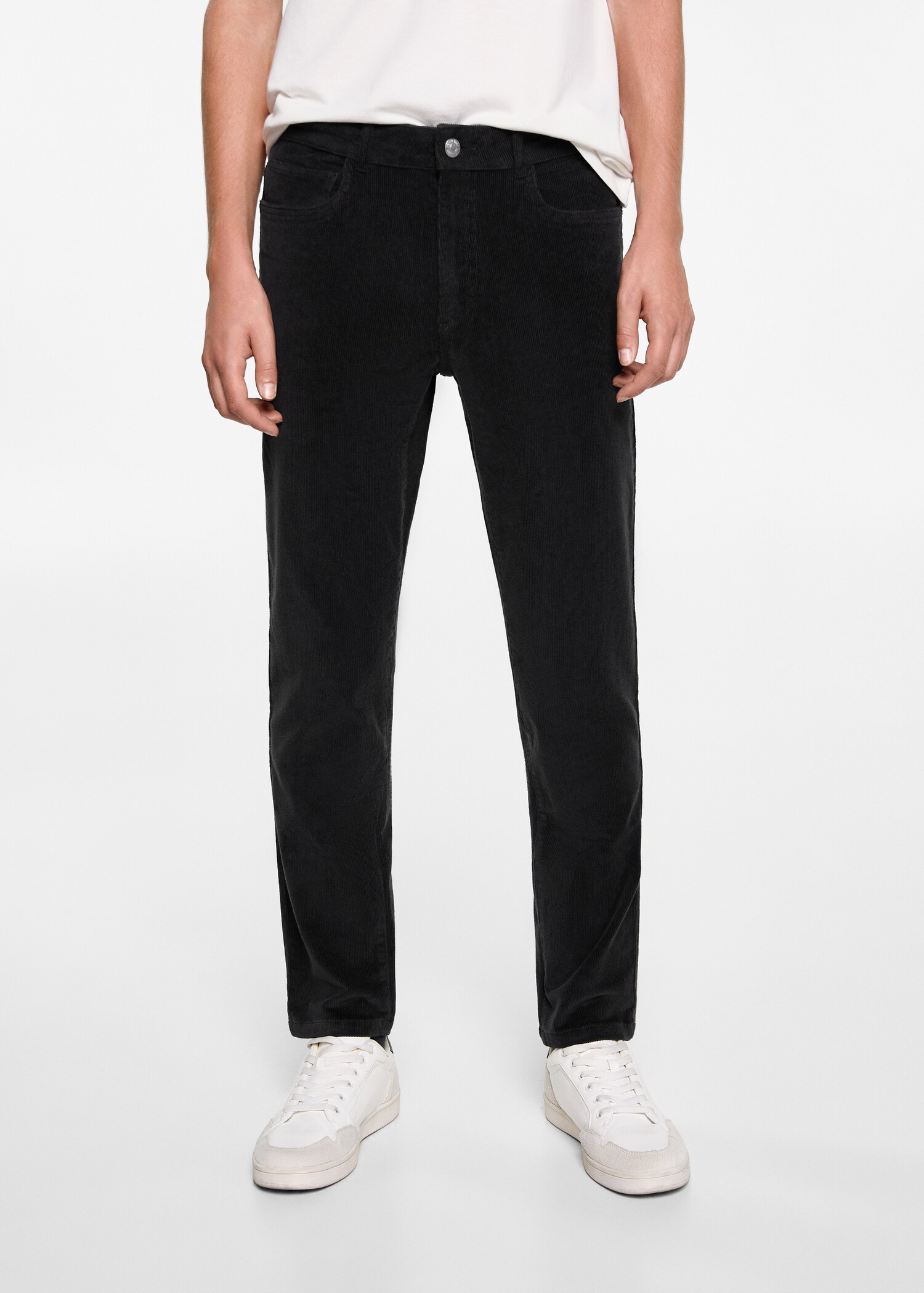 Slim Fit-Cordhose - Mittlere Ansicht