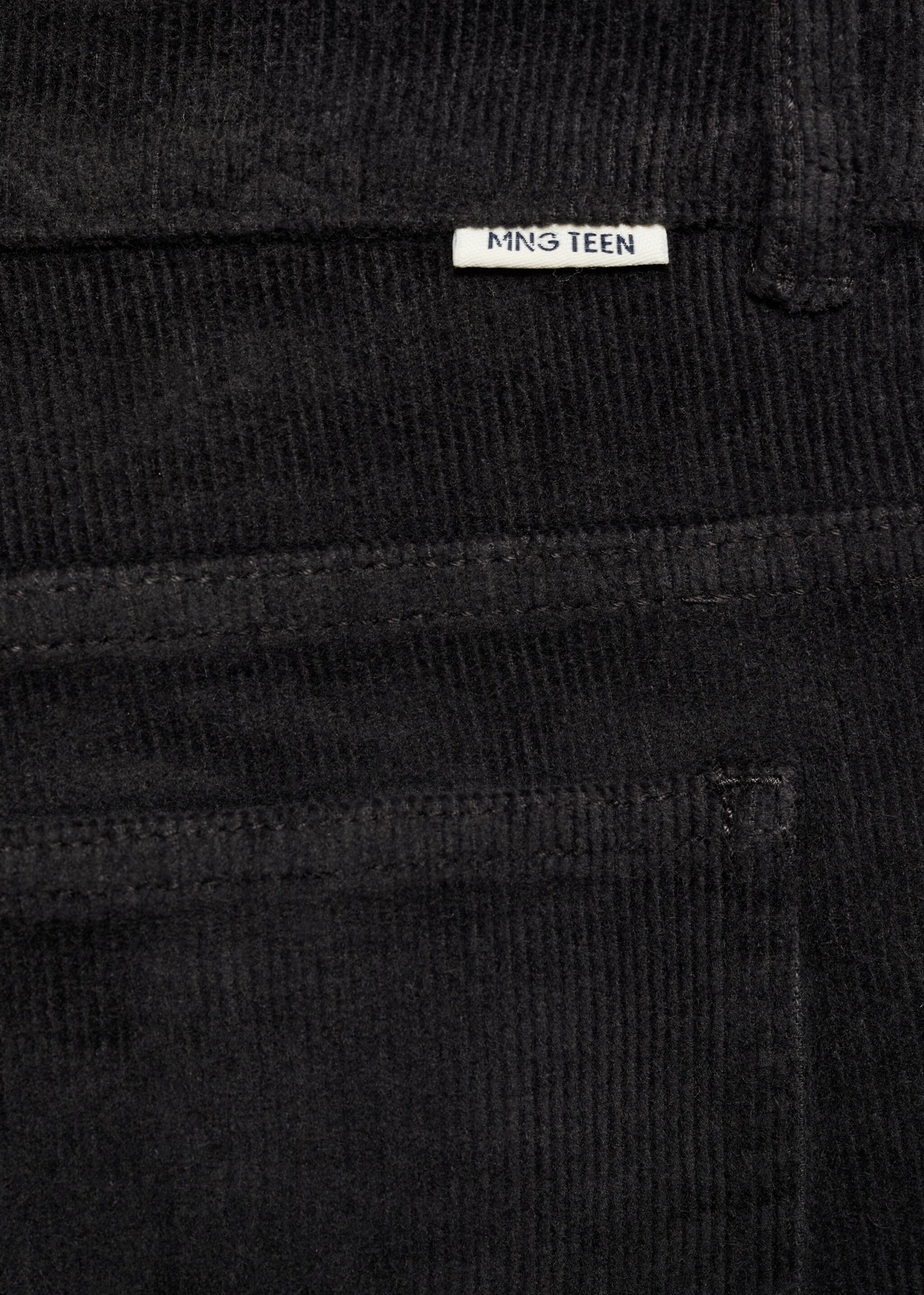 Pantalon slim fit en velours côtelé - Détail de l'article 0, Gris anthracite. Ref: 77097672-00.