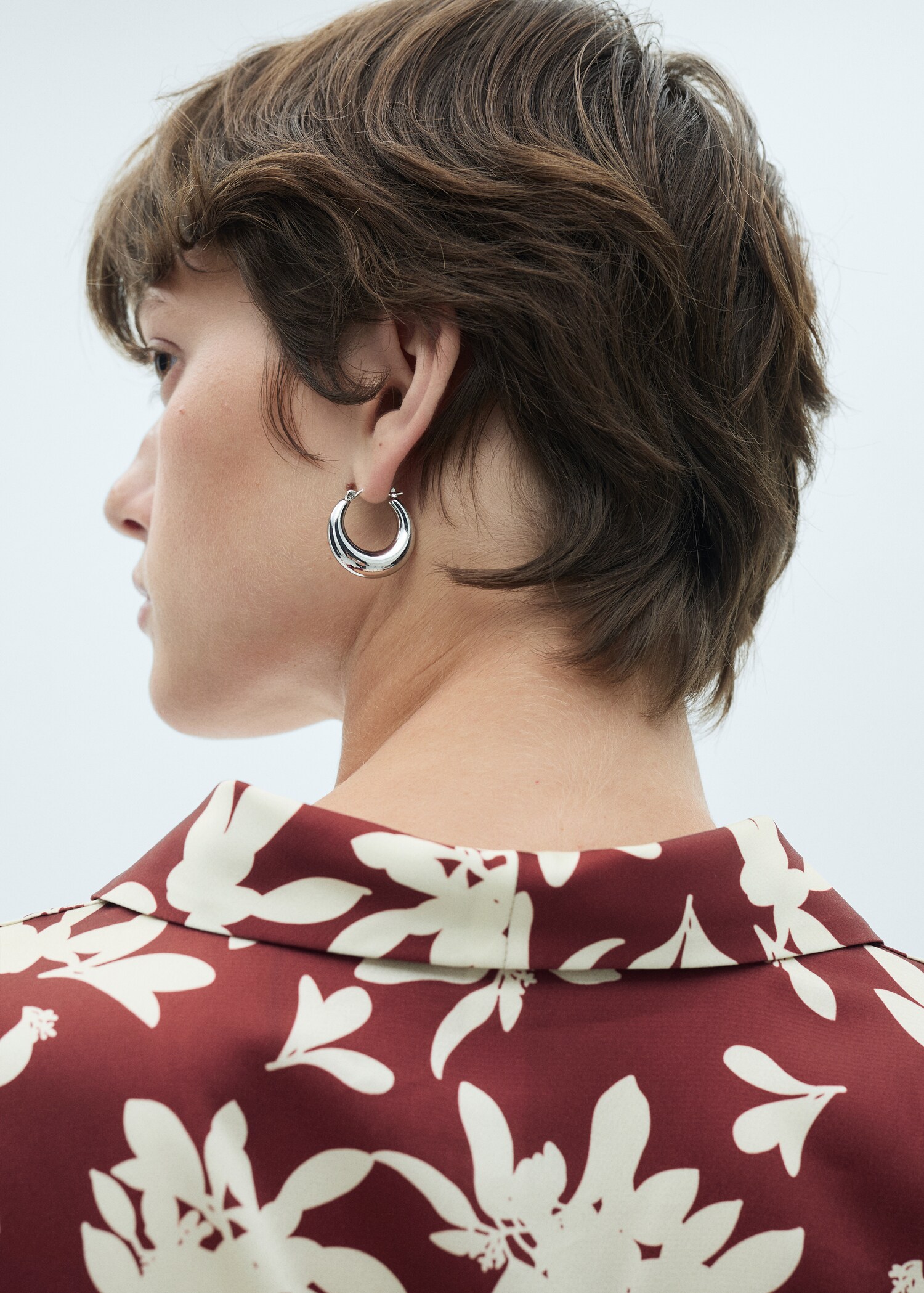 Printed pleated dress - Details of the article 6