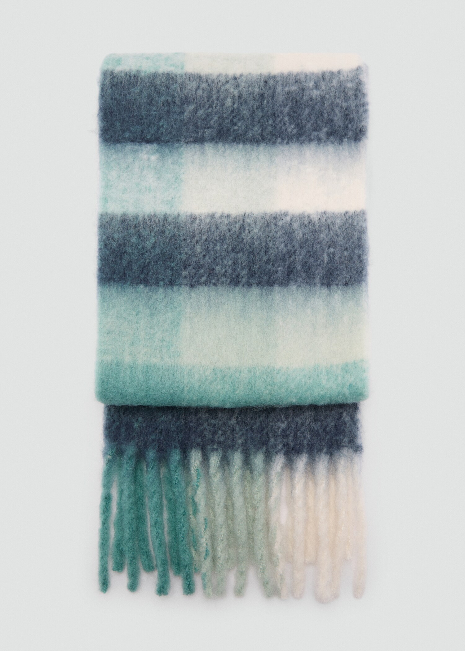 Tricolour striped scarf - Article without model